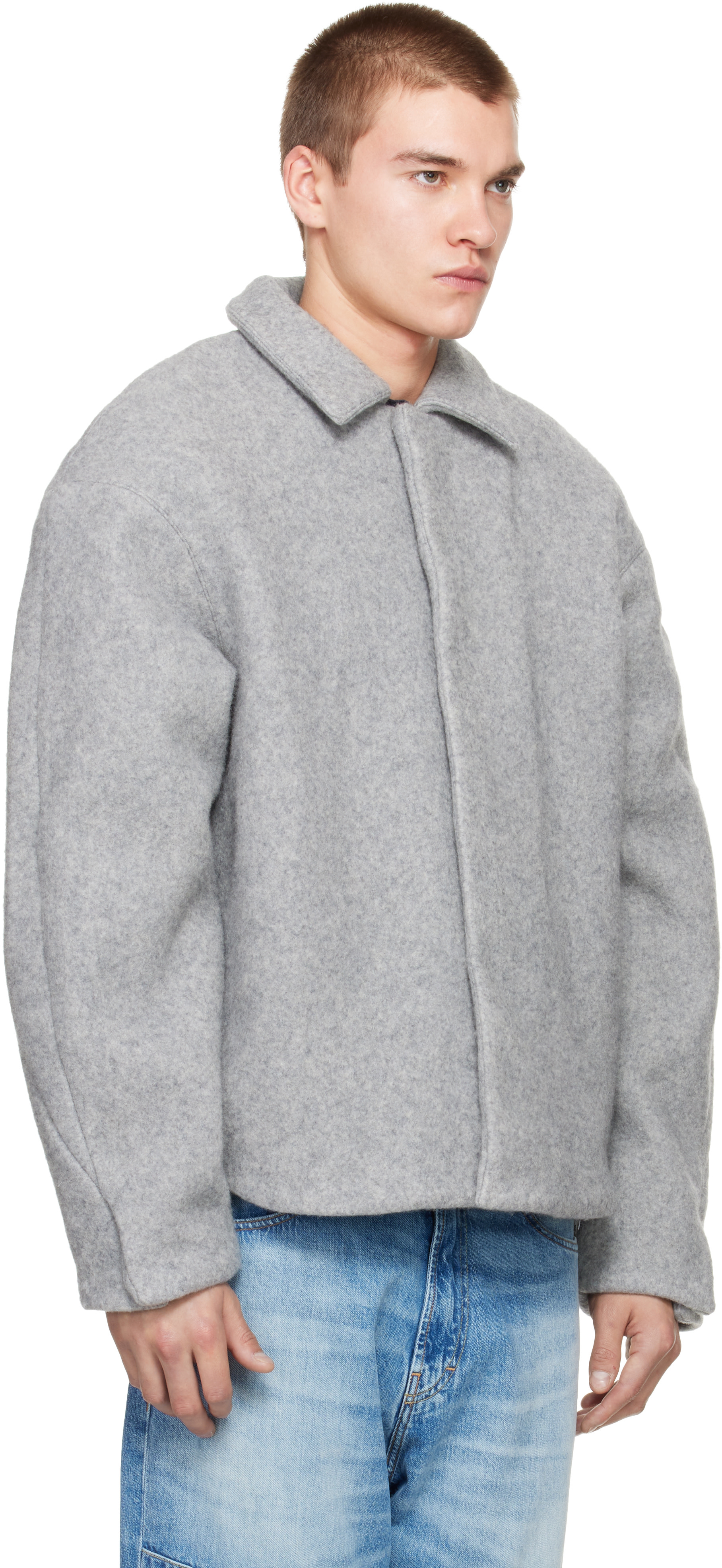 Seventh - Gray Wool Cove Jacket