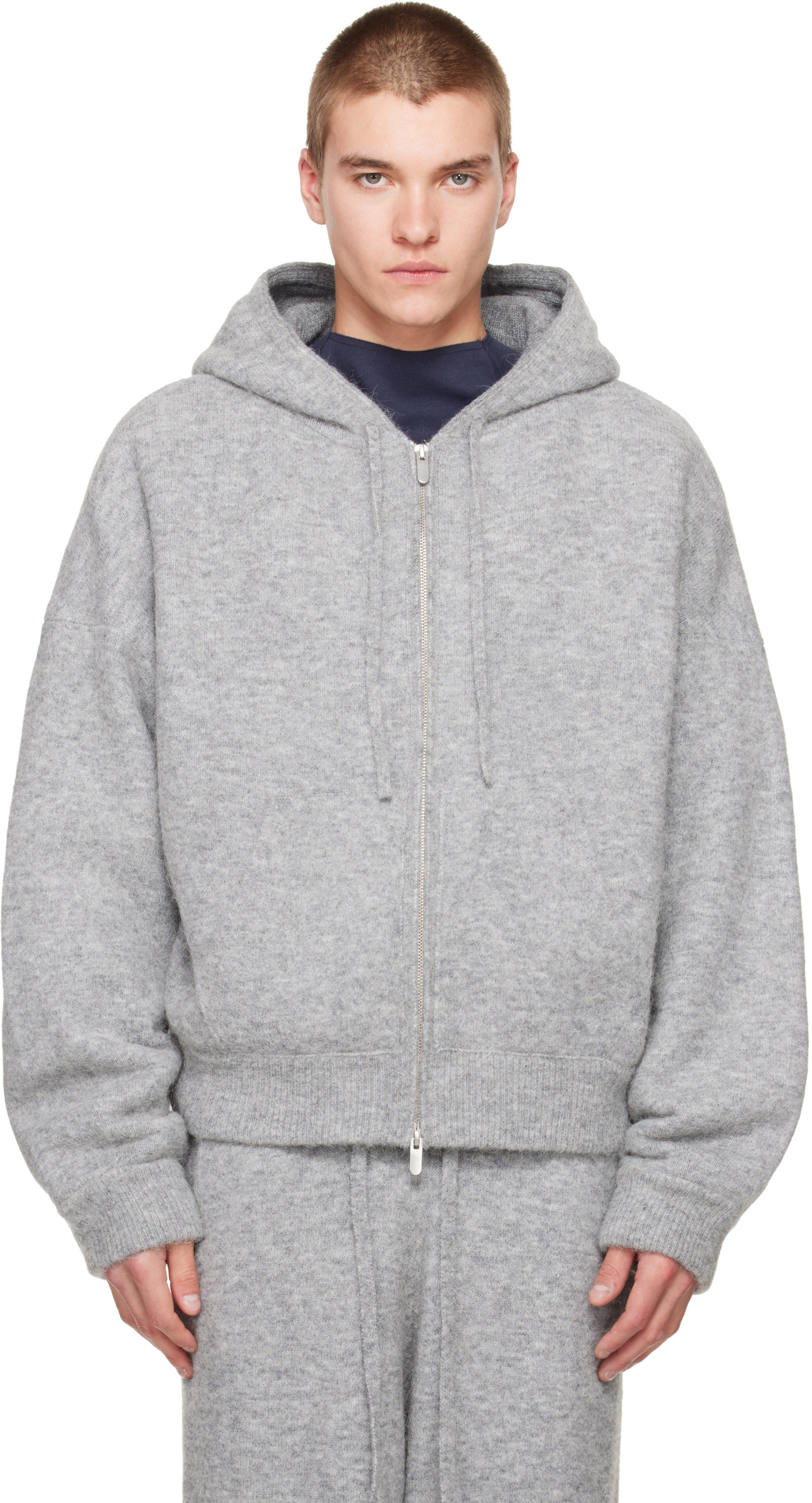 Seventh - Gray Alpaca Knit V2 Jacket