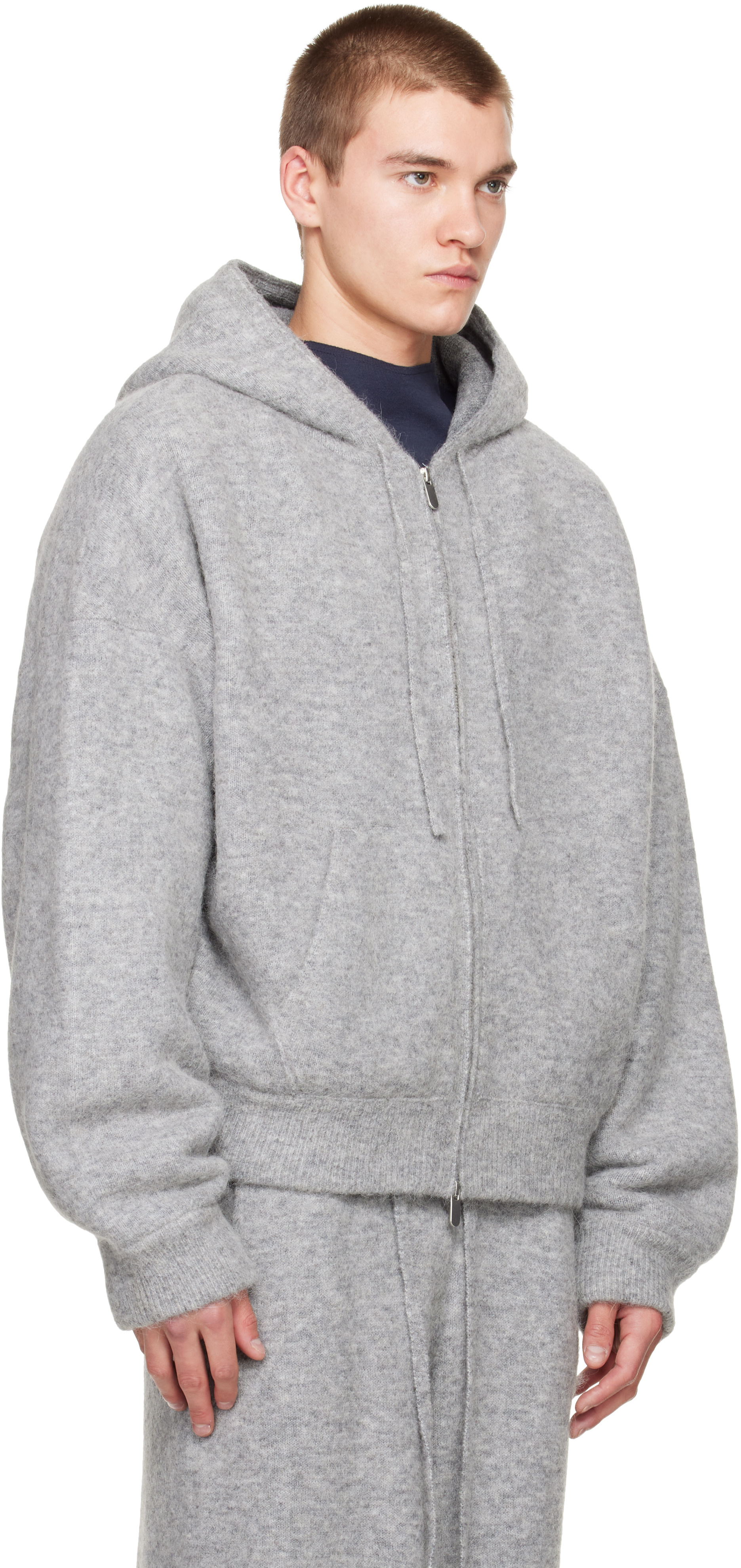 Seventh - Gray Alpaca Knit V2 Jacket