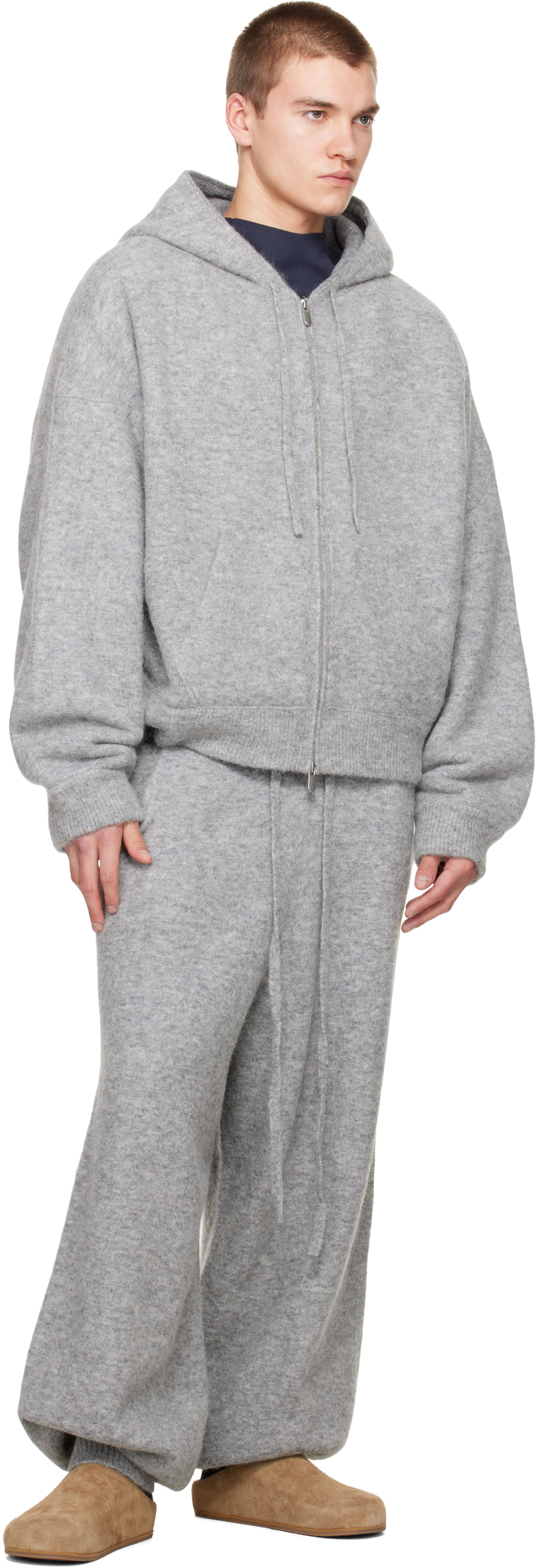 Seventh - Gray Alpaca Knit V2 Jacket