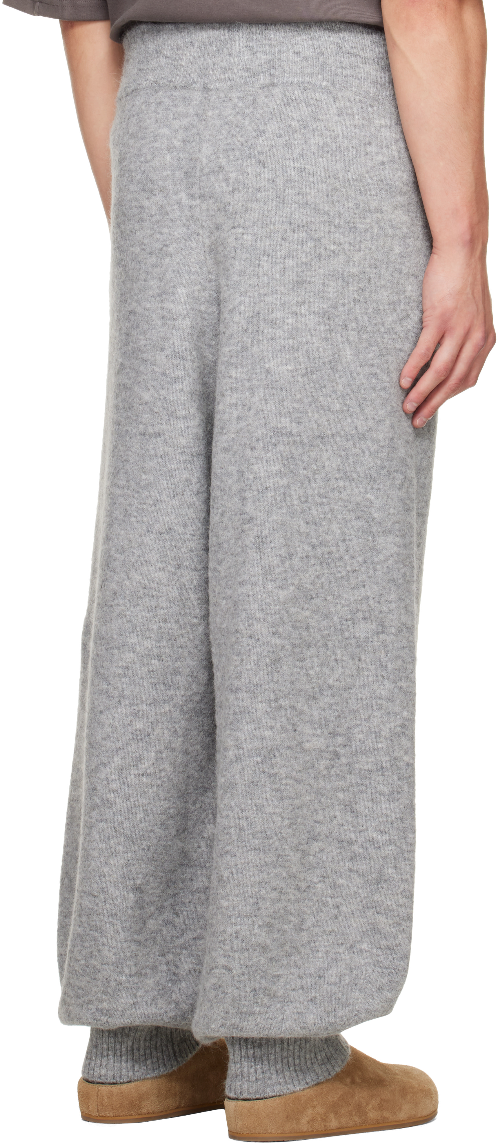 Seventh - Gray Alpaca Knit Cuff Sweatpants