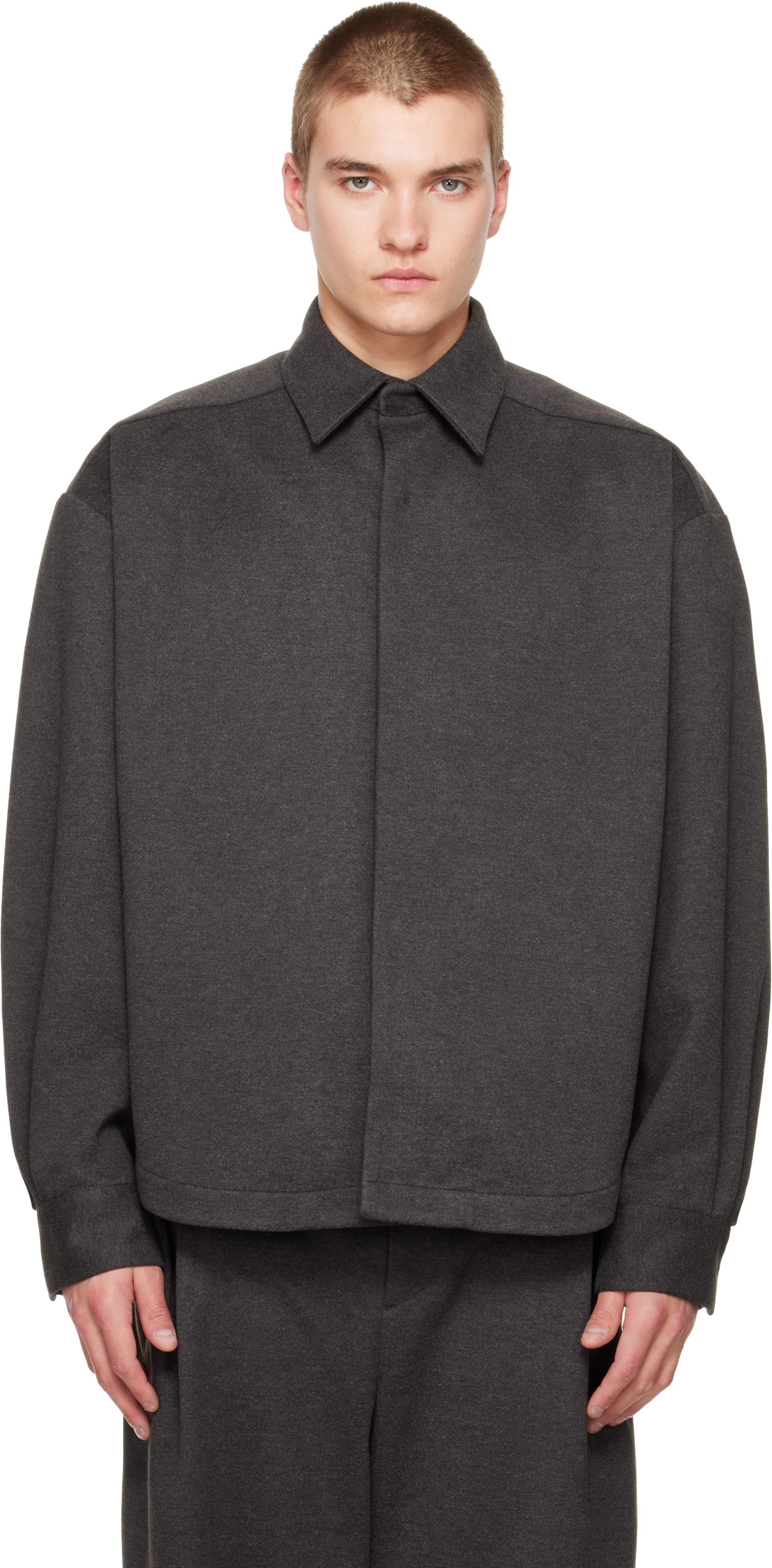 Seventh - Gray M5 Oxford Shirt