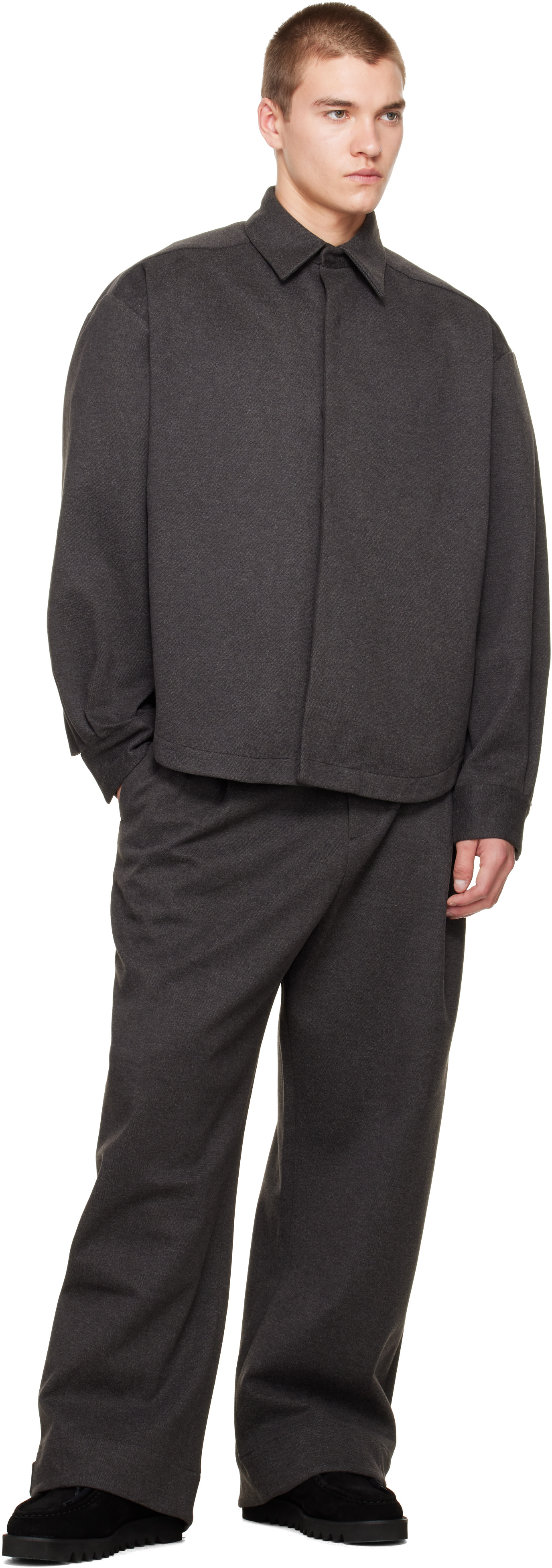 Seventh - Gray M5 Oxford Shirt