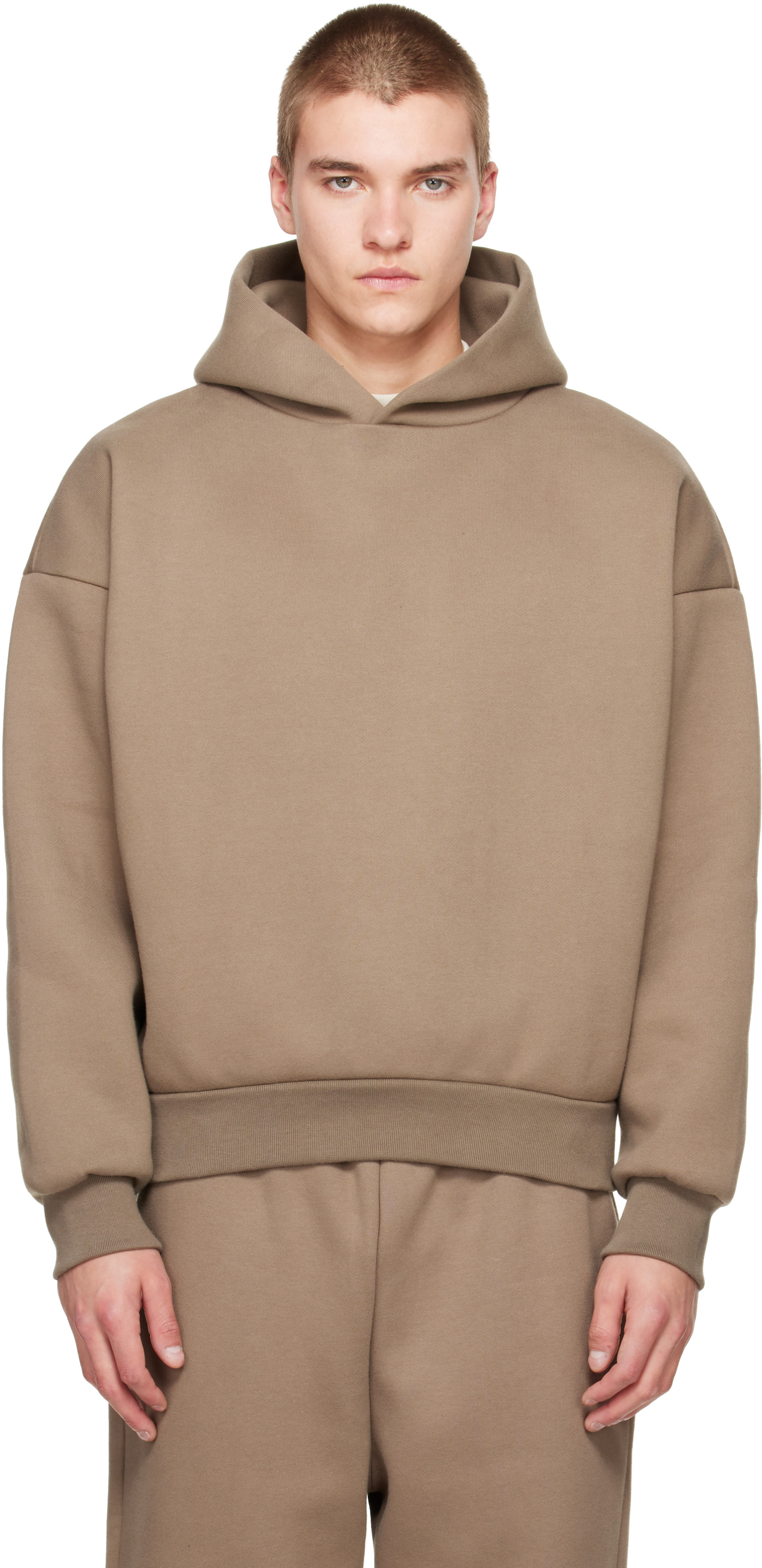 Seventh - Pull à capuche V2 taupe