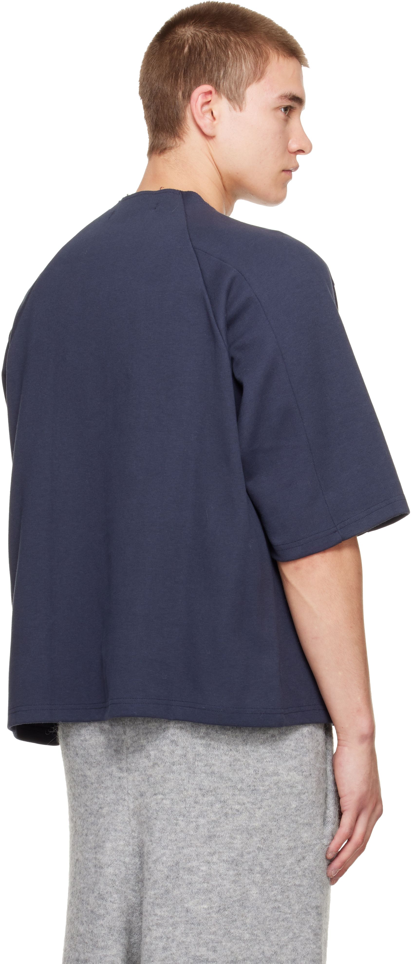 Seventh - Navy Box Cut T-shirt