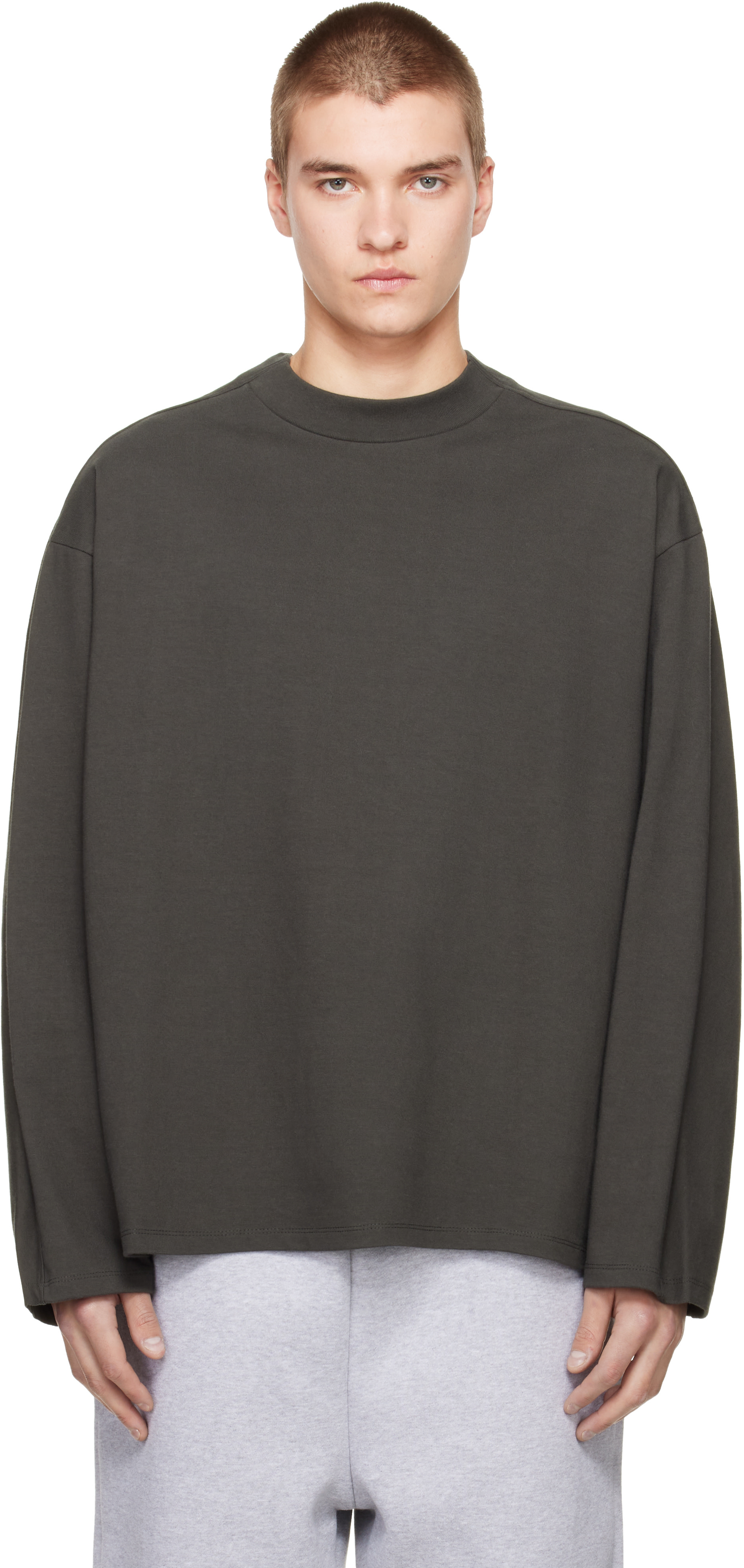 Seventh - Gray D7 Studio Long Sleeve T-Shirt