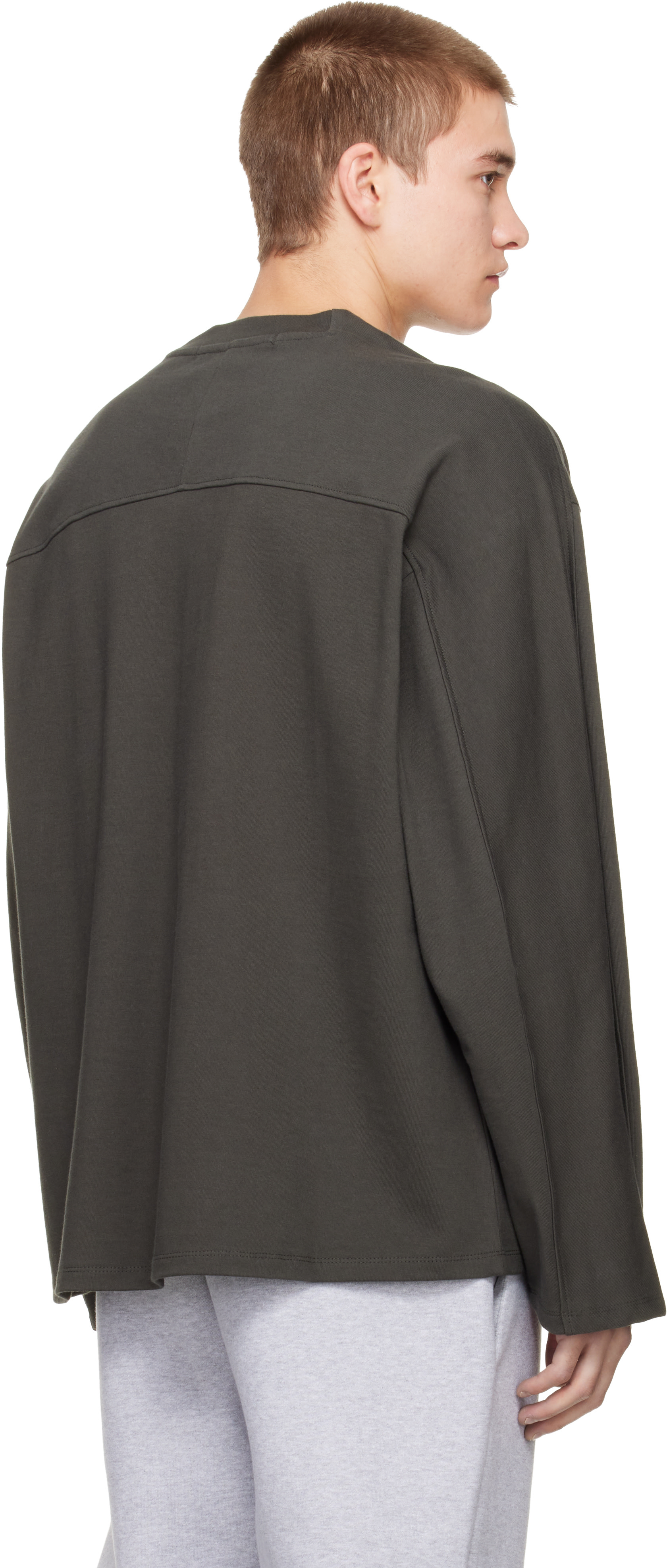 Seventh - Gray D7 Studio Long Sleeve T-Shirt