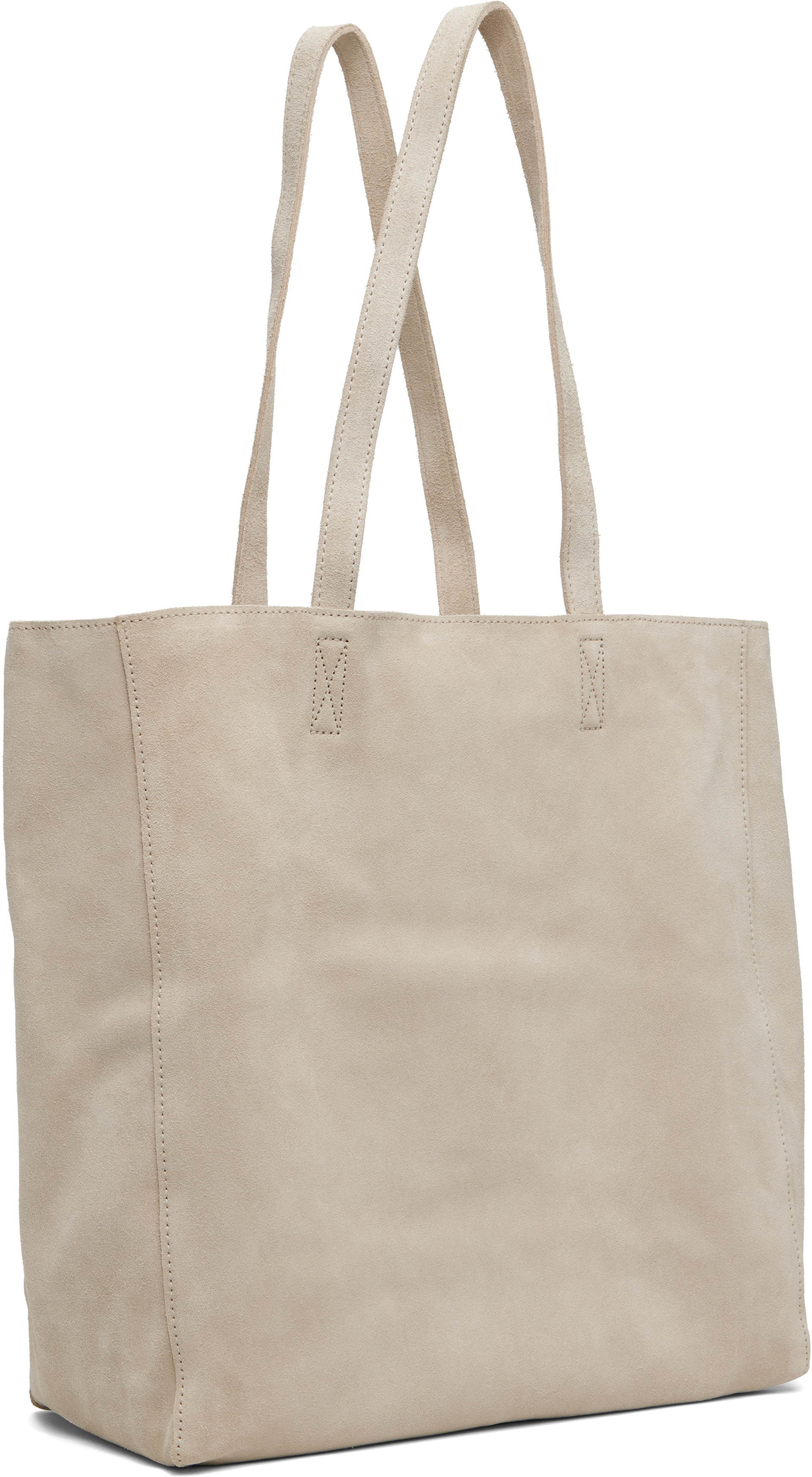 Nothing Written - Cabas Cou beige en suède