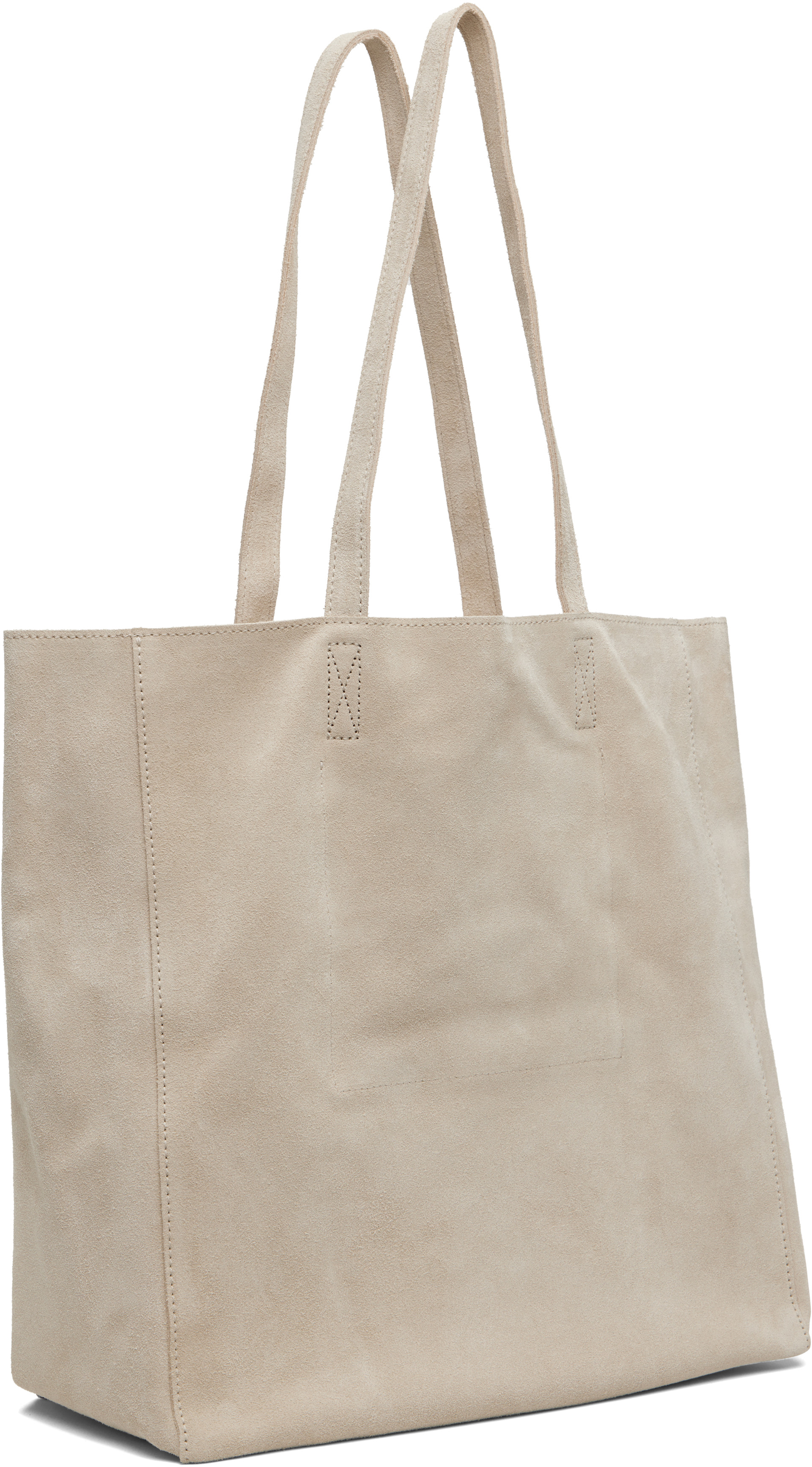Nothing Written - Cabas Cou beige en suède