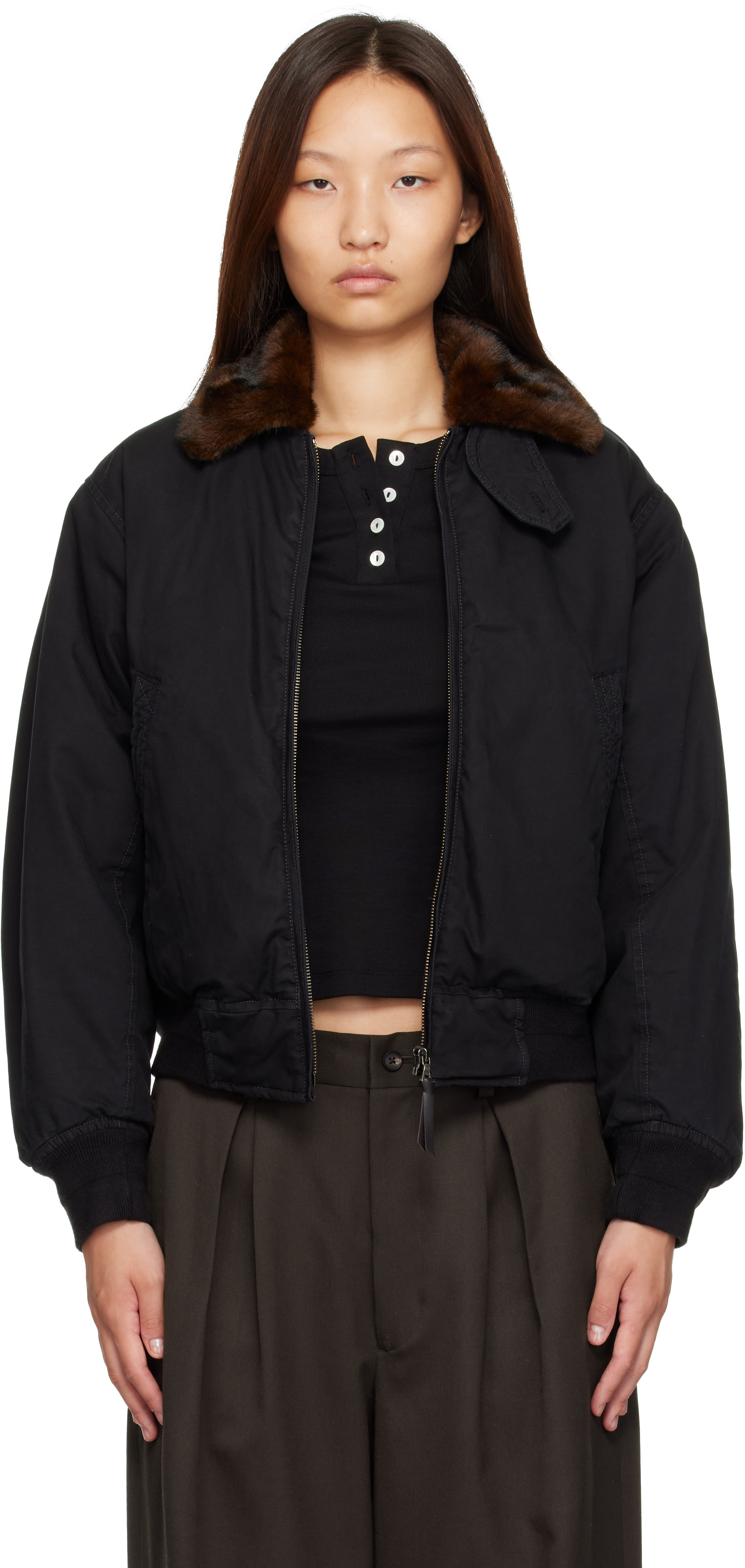 Nothing Written - Blouson aviateur Maison noir