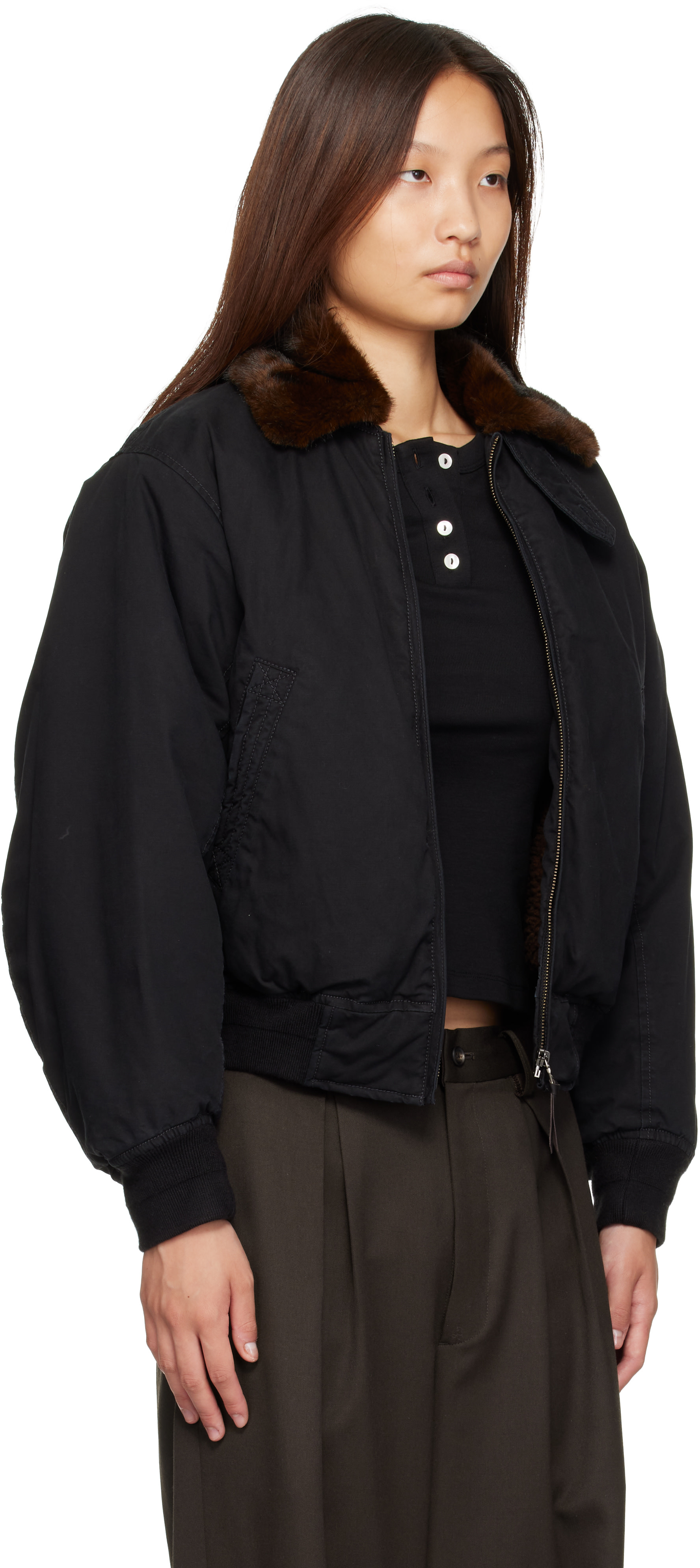 Nothing Written - Blouson aviateur Maison noir