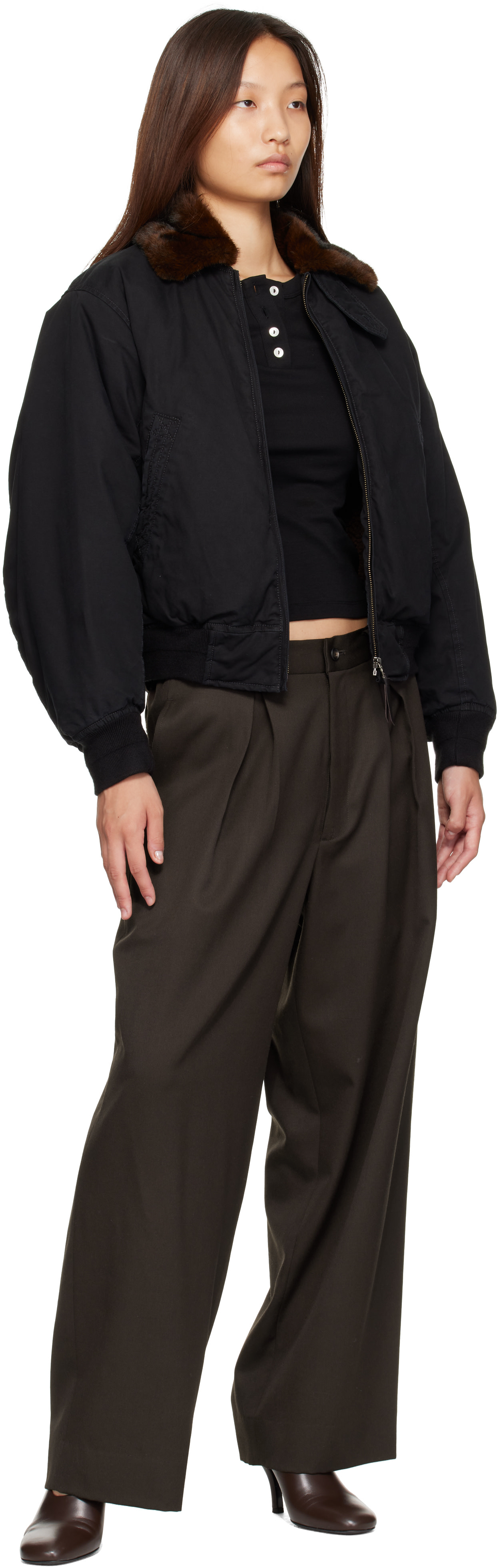 Nothing Written - Blouson aviateur Maison noir