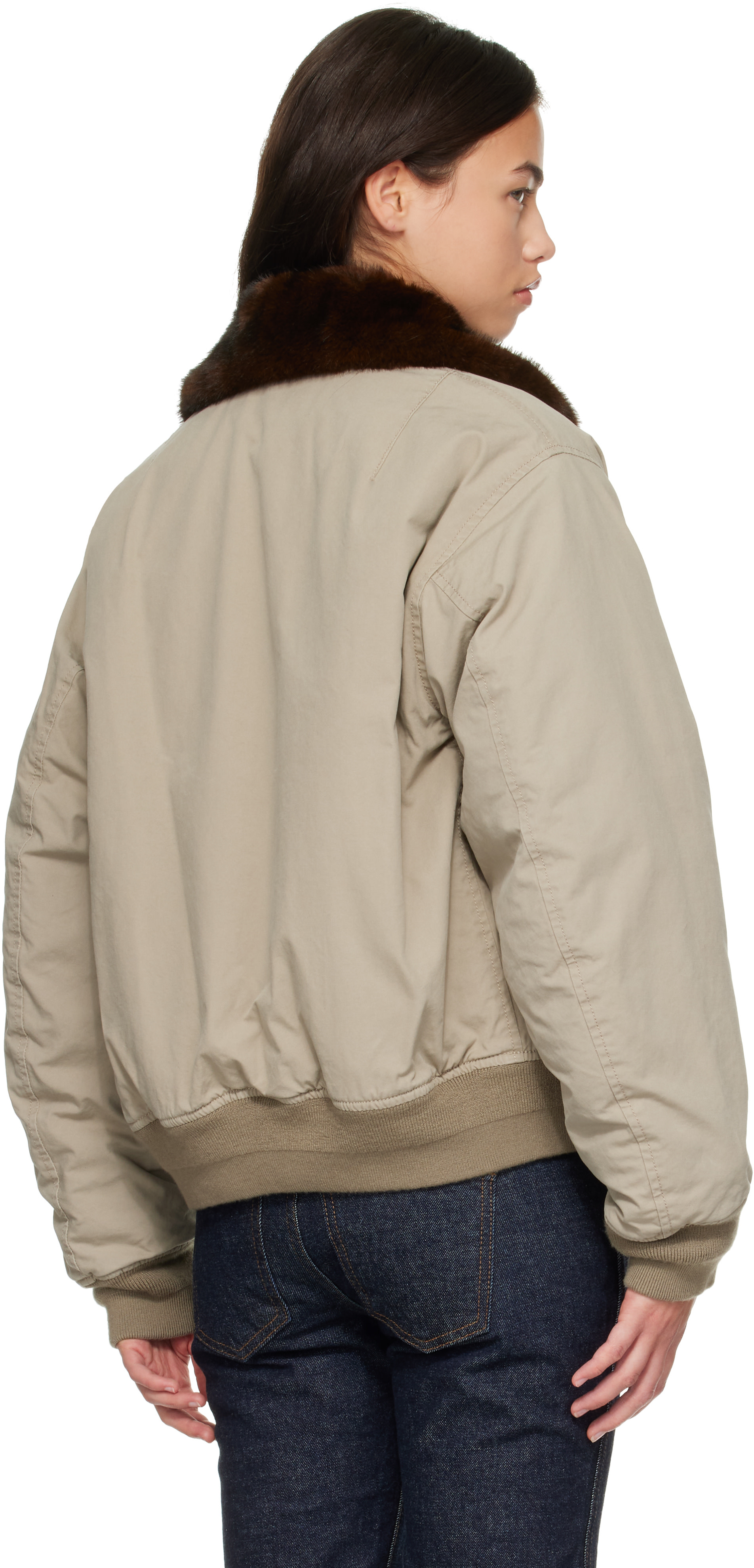 Nothing Written - Beige Maison Pilot Jacket