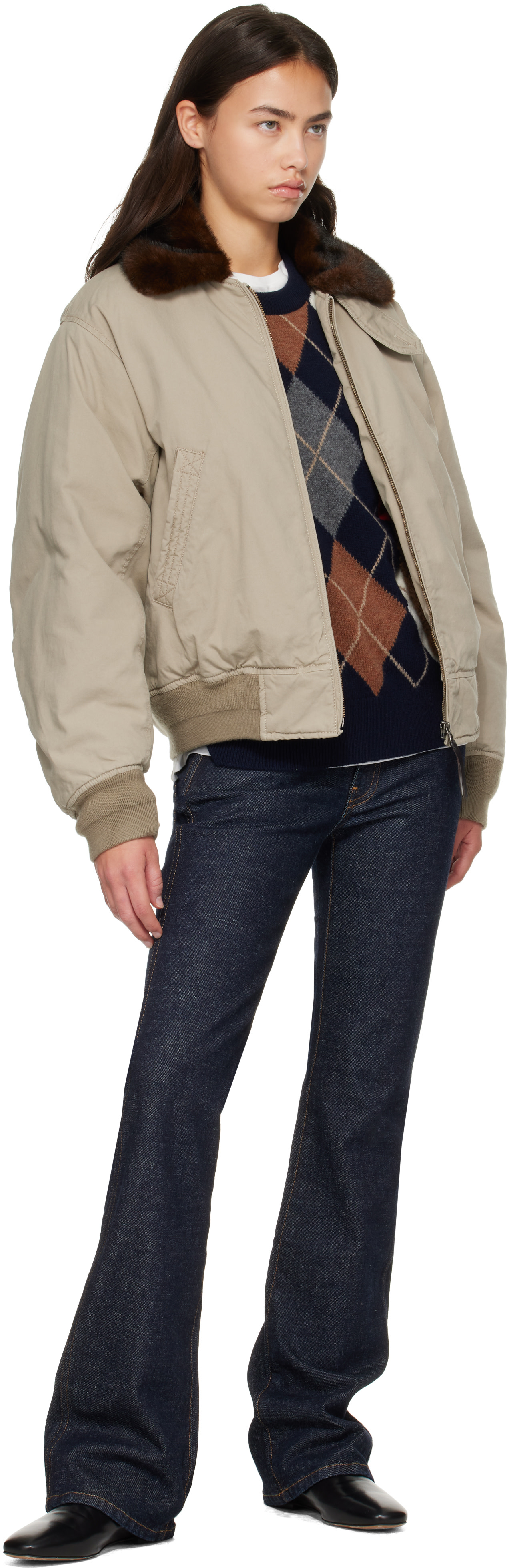 Nothing Written - Blouson de style caban Maison beige