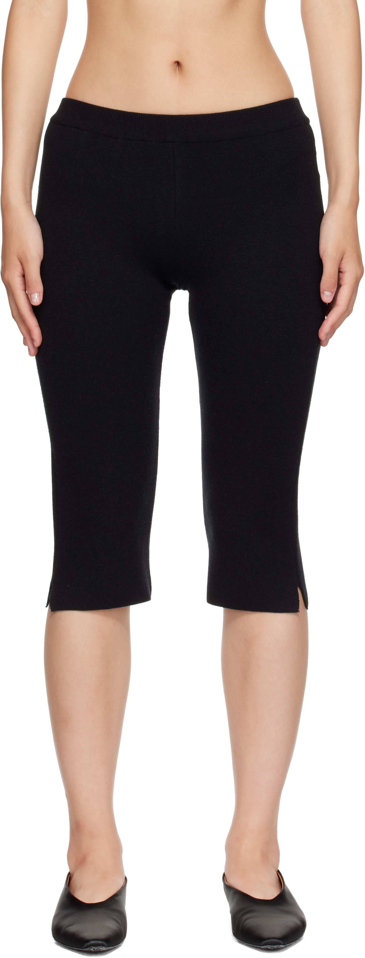 Nothing Written - Capri noir en laine