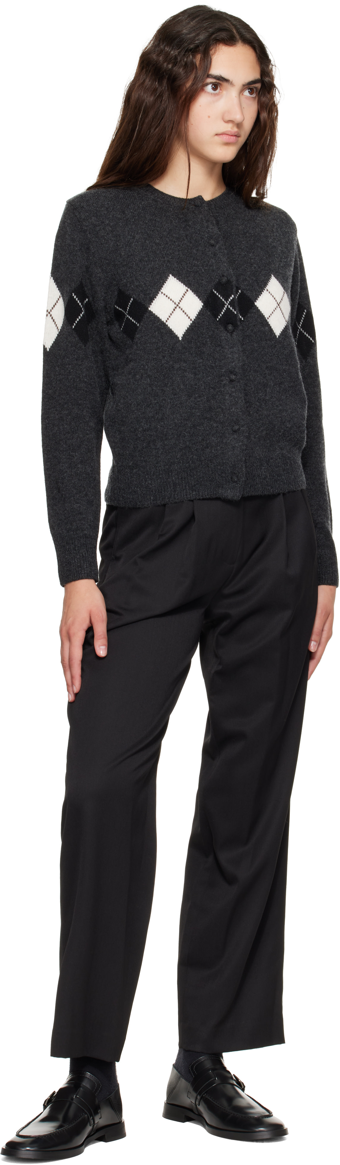 Nothing Written - Black Frame Wool Trousers