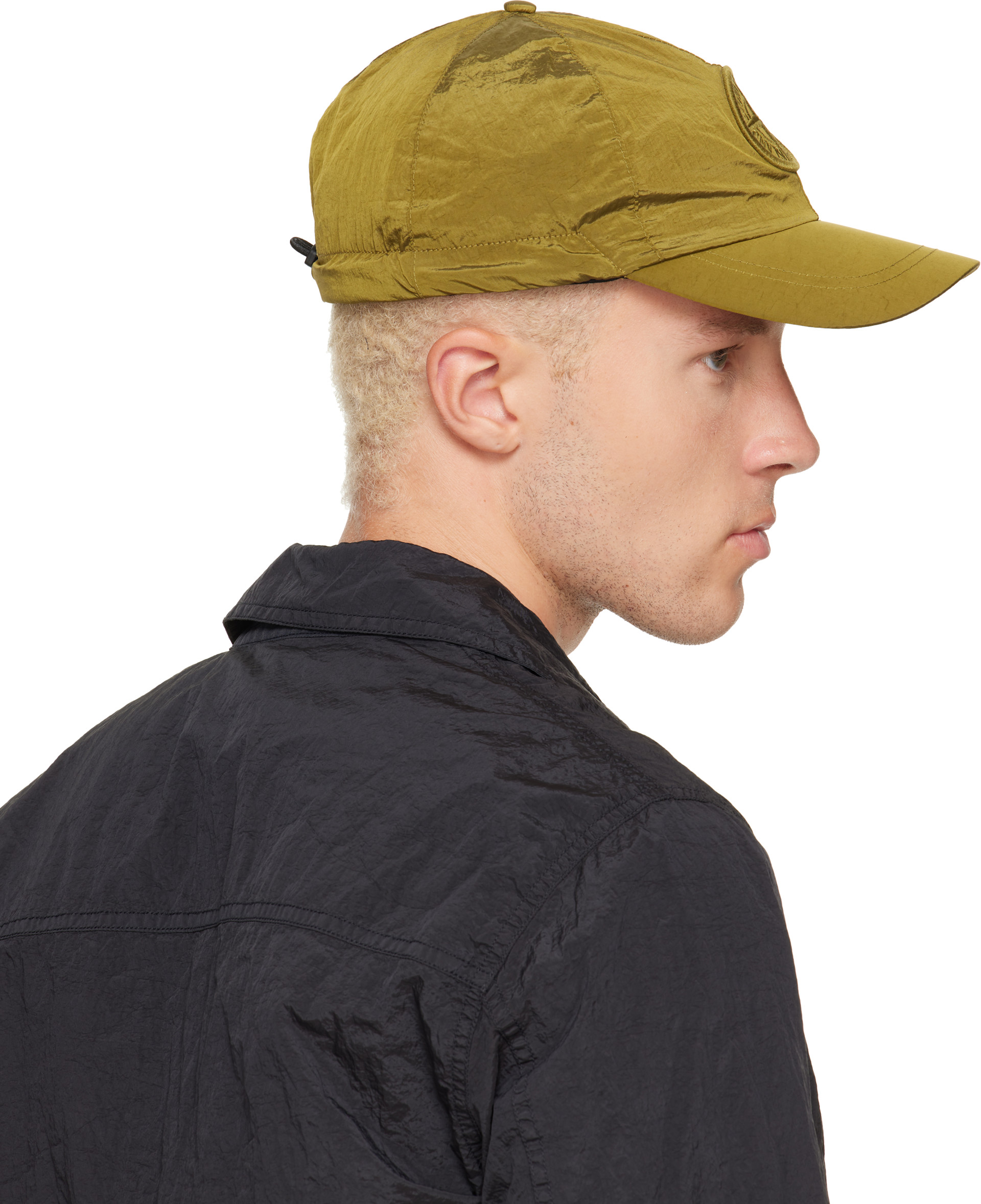 Stone Island: カーキ 9100011 Nylon Metal ECONYL キャップ | SSENSE 日本