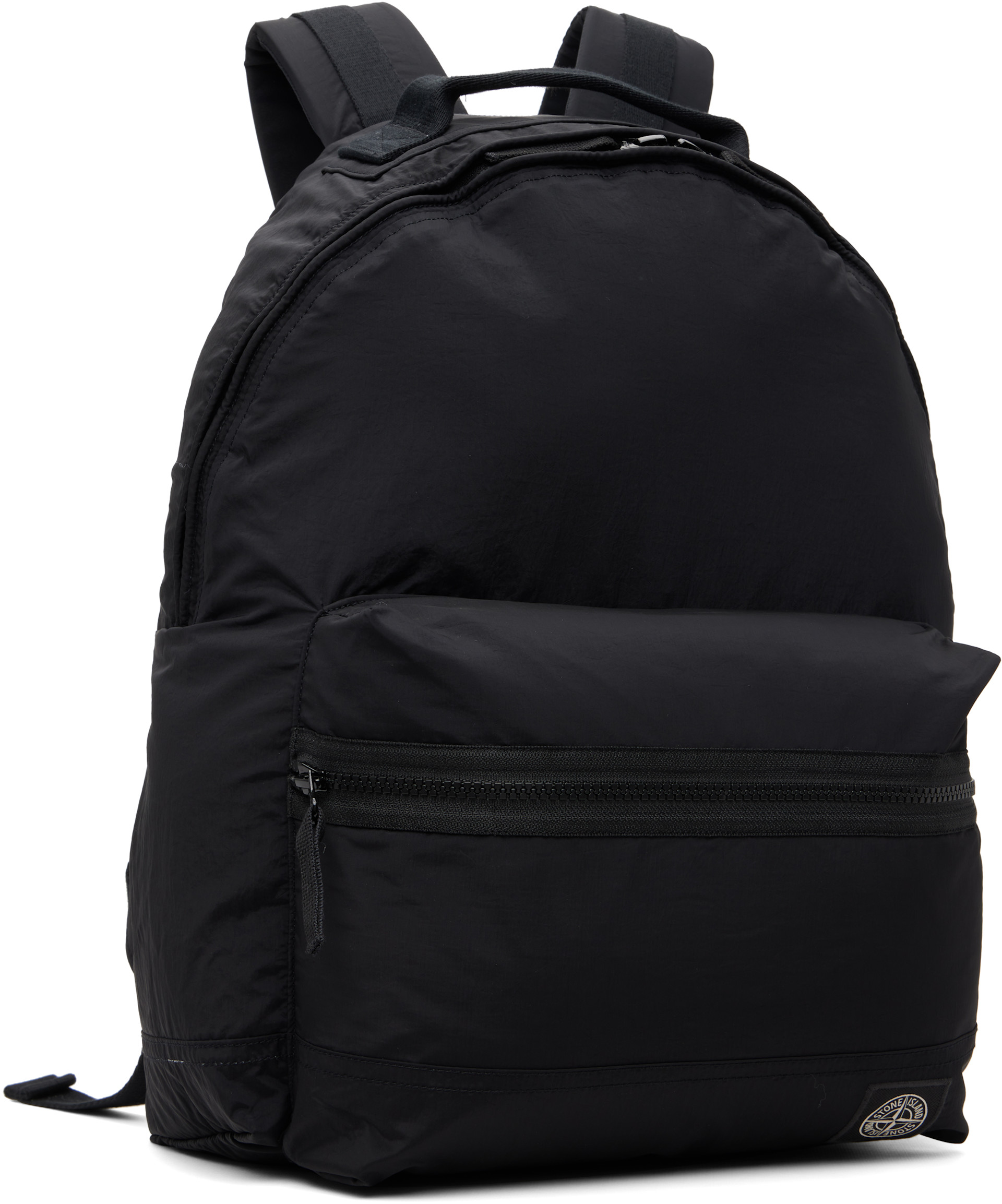 Stone Island: ブラック 9200016 Coated Nylon Metal ECONYL バック 