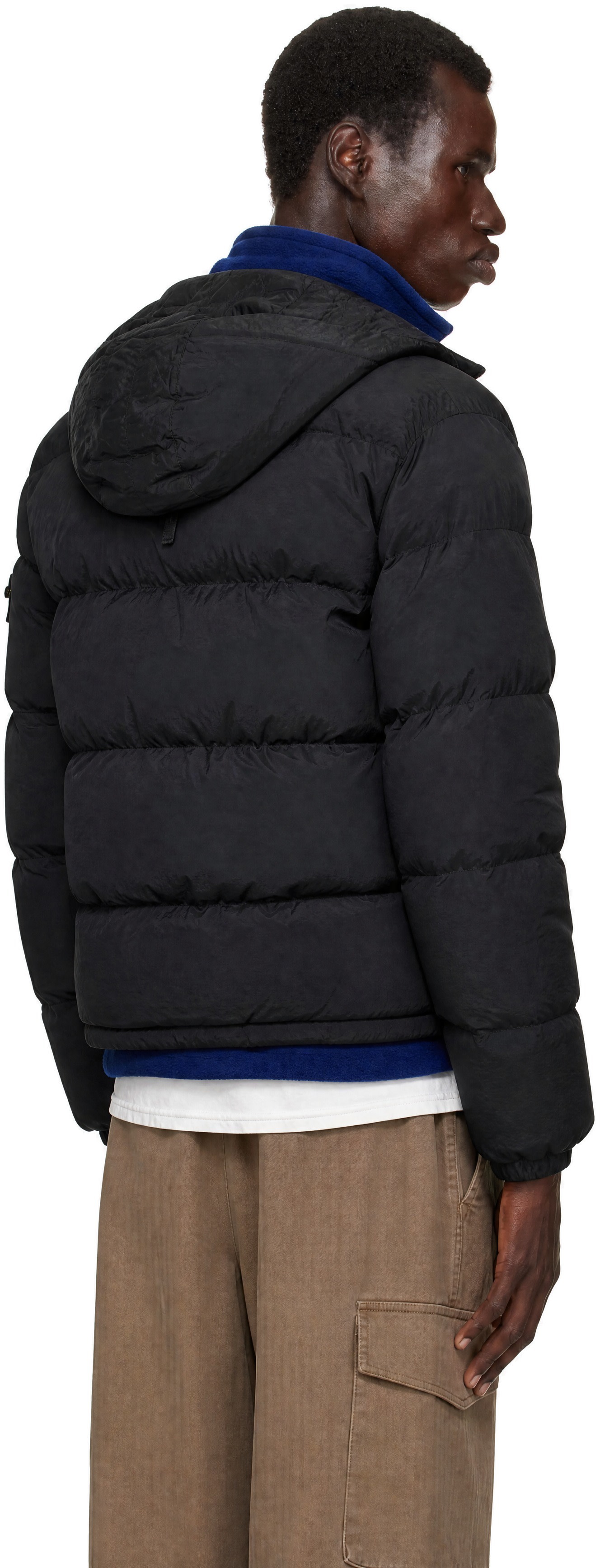 Stone Island - Black 4100019 Nylon Metal Down Jacket