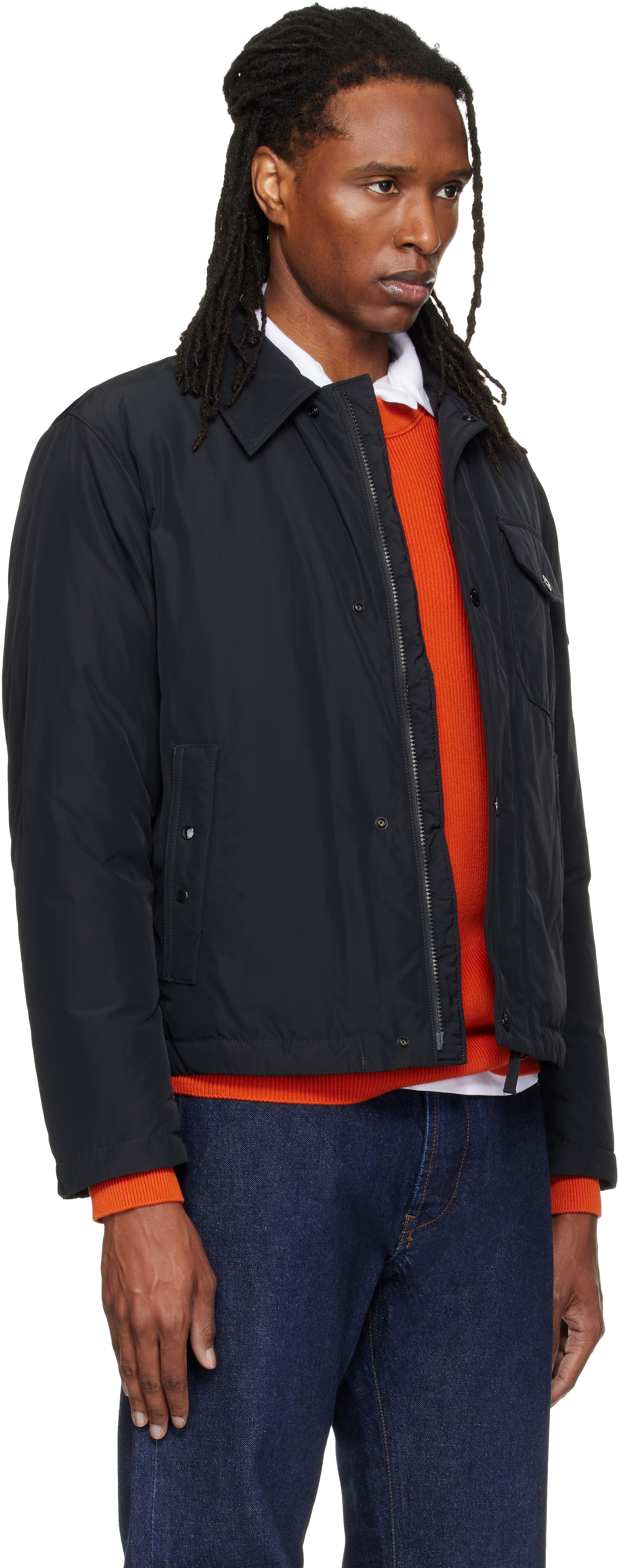 Stone Island - Black 4100022 Micro Reps Down Jacket