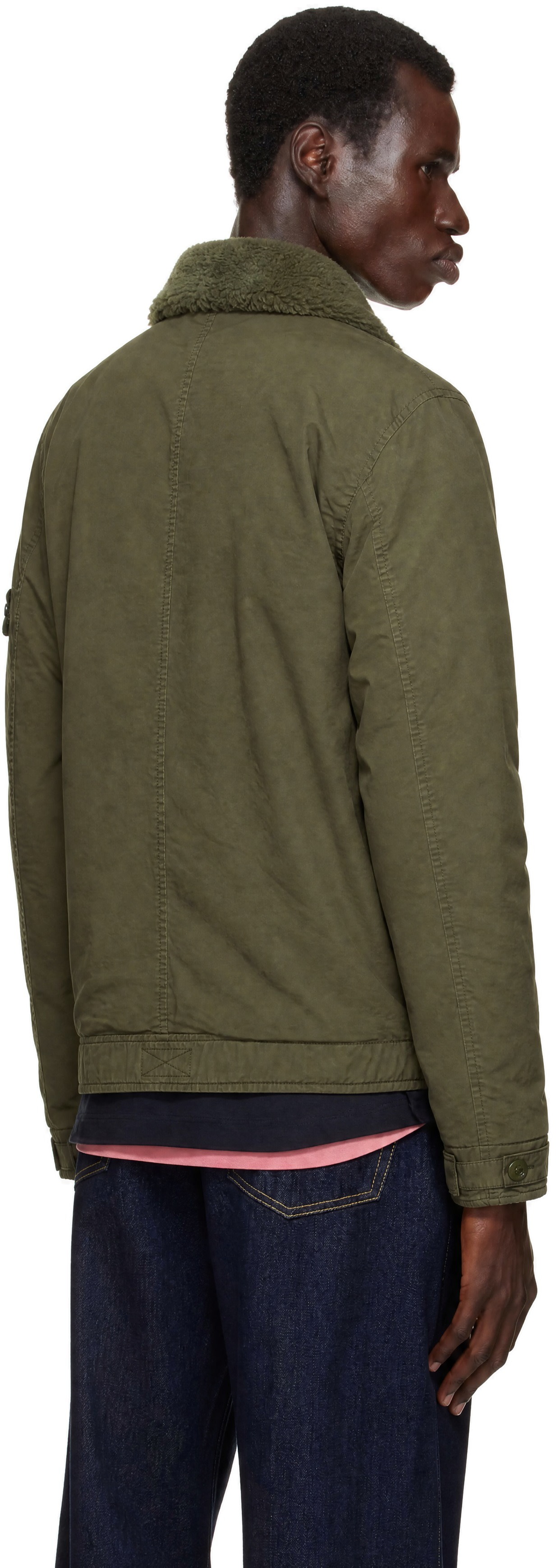 Stone Island - グリーン 4100028 David-TC S.I. Ghost ジャケット