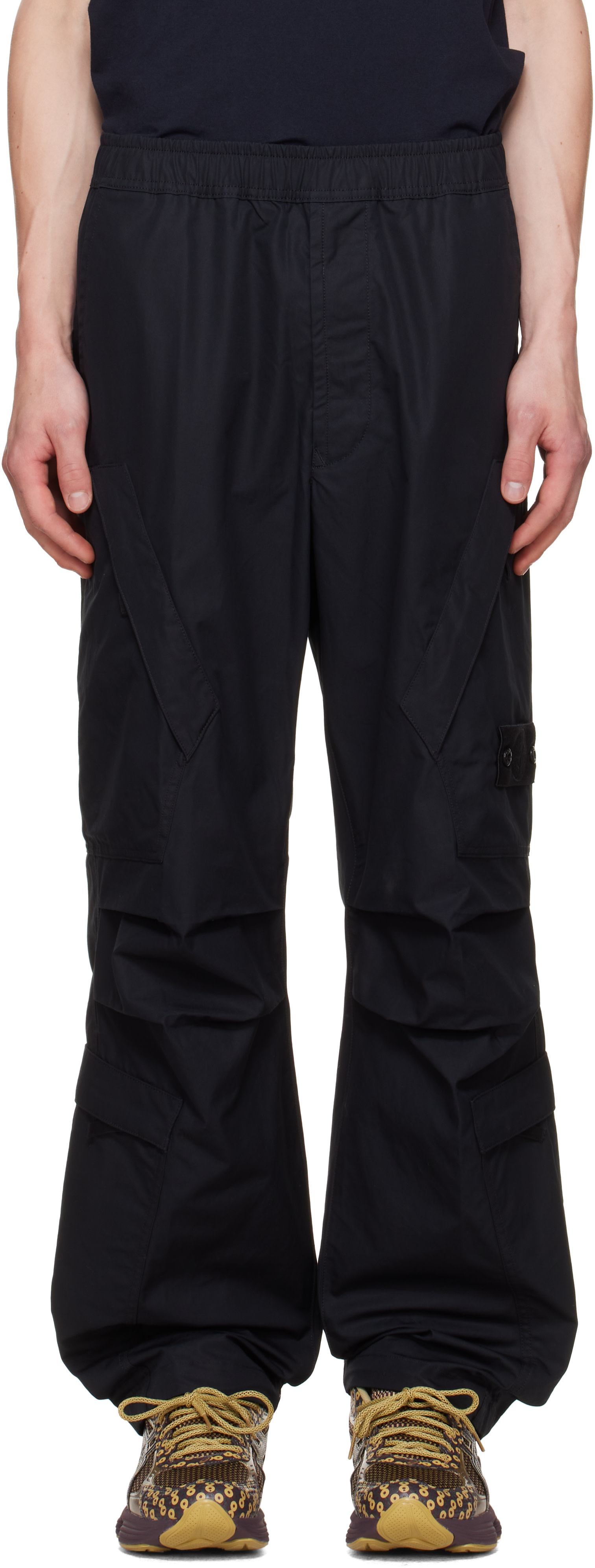 Stone Island: ブラック 3100022 All-Weather Ghost コットン