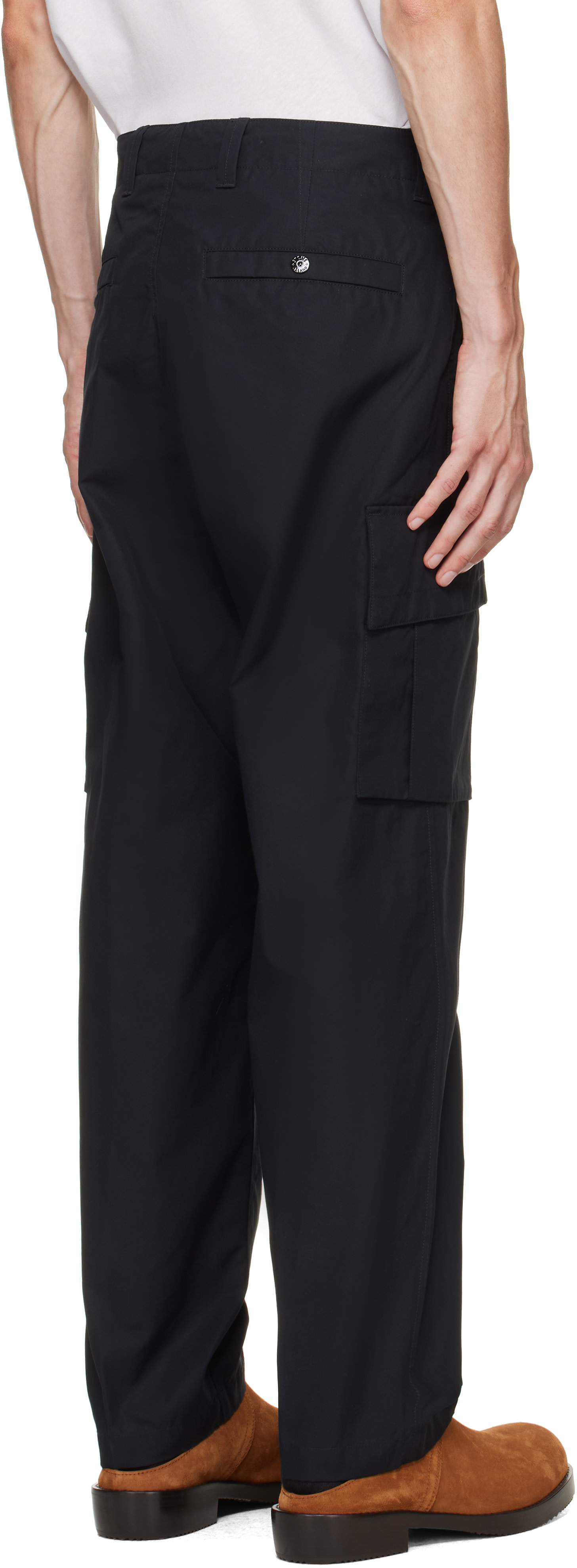 Stone Island: Black 3100021 All-Weather Cotton Canvas_S.I. Ghost