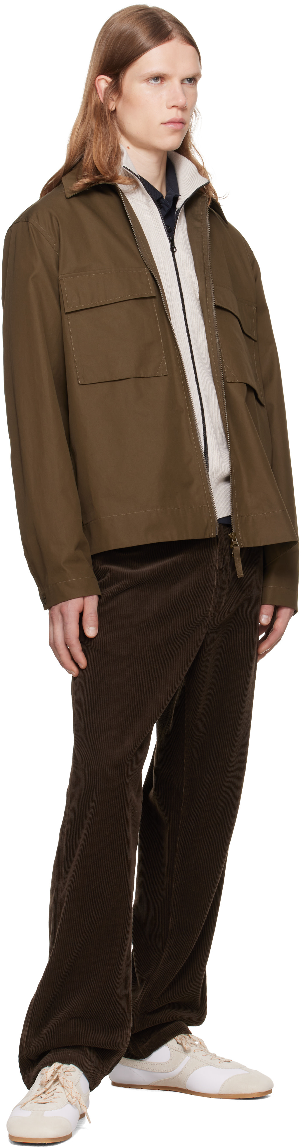 Stone Island: カーキ 1200018 All-Weather Cotton Canvas ジャケット