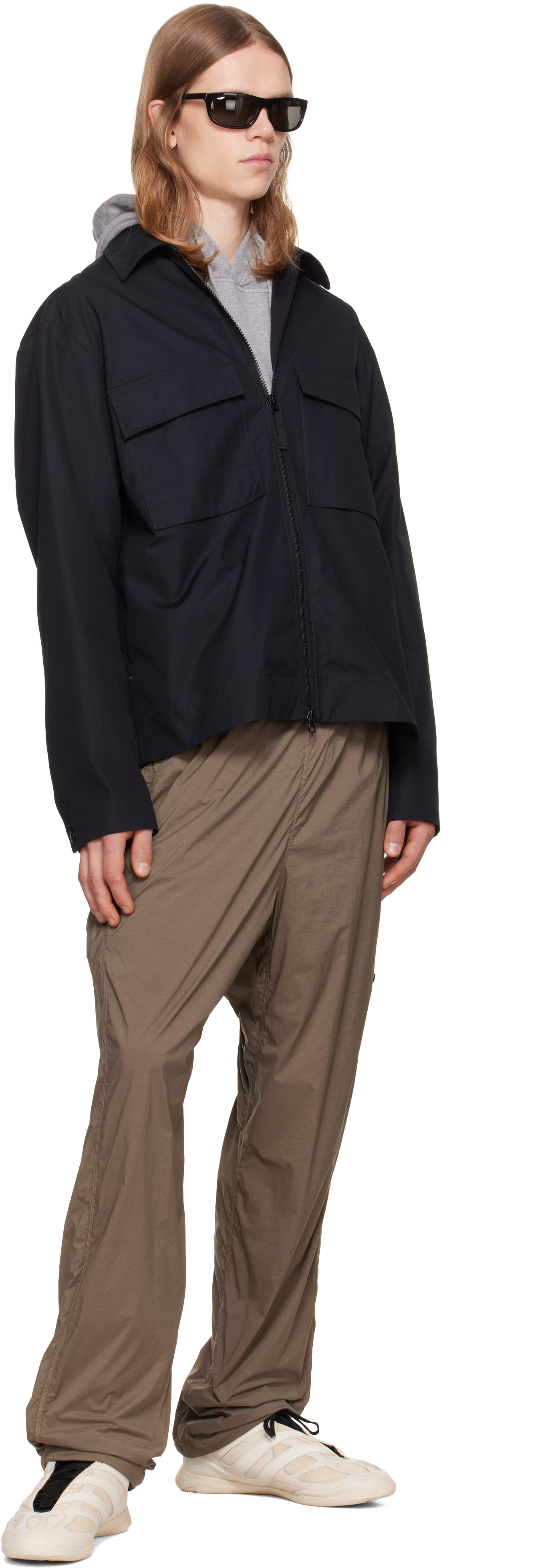 Stone Island: ブラック 1200018 All-Weather Cotton Canvas