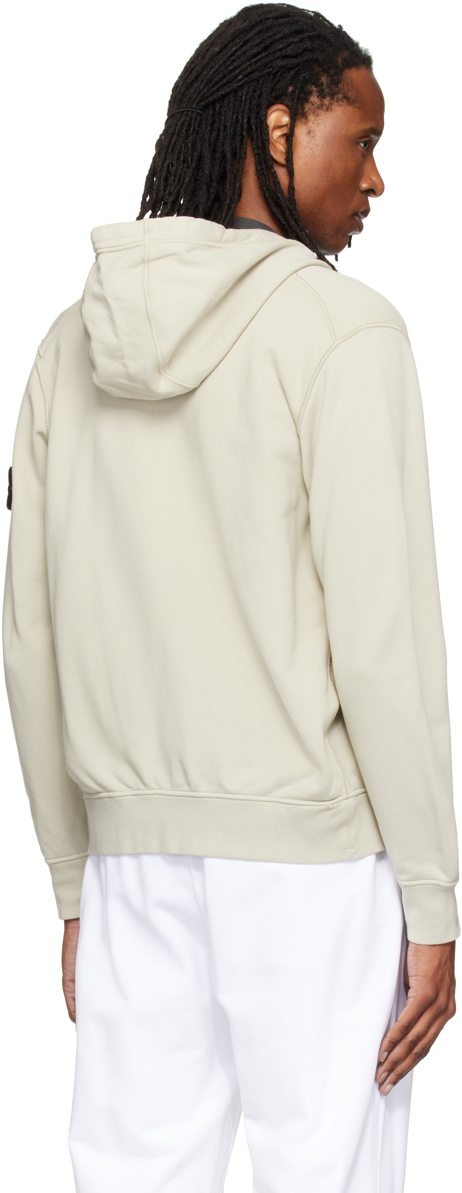 Stone Island: Green 6100061 Organic Cotton Hoodie | SSENSE Taiwan