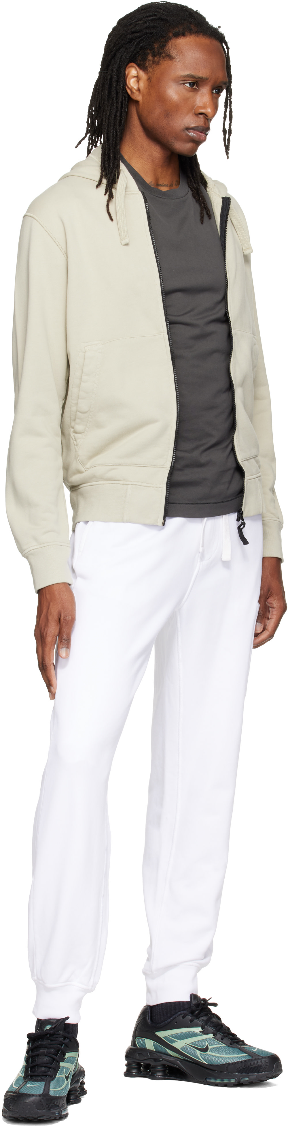 Stone Island: Green 6100061 Organic Cotton Hoodie | SSENSE Taiwan