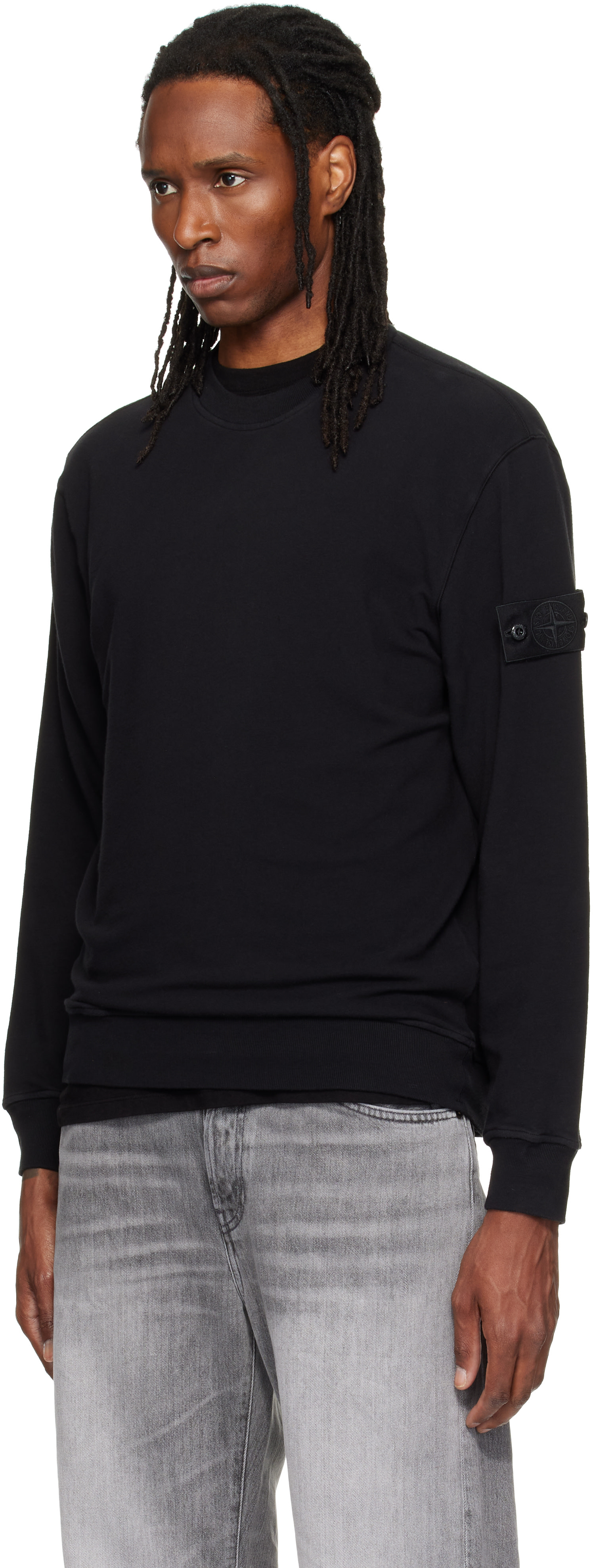 最終値下 STONE  GHOST スウェット M Stone Island: ブラック 6100069 Stretch Cotton Ghost スウェット