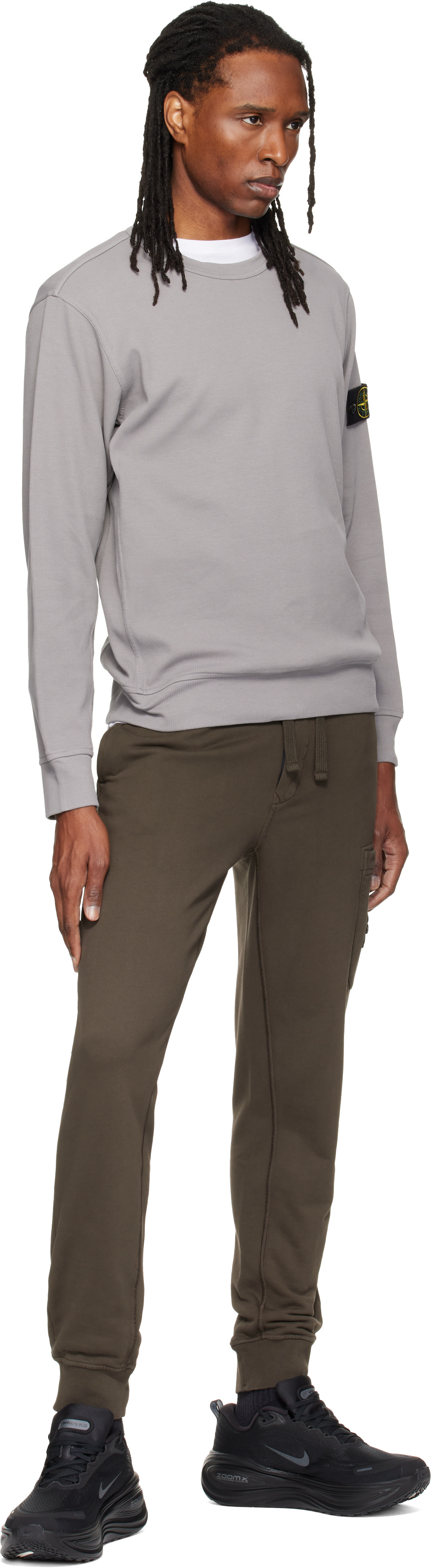 Stone Island: グレー 6100017 Organic Cotton Interlock スウェット