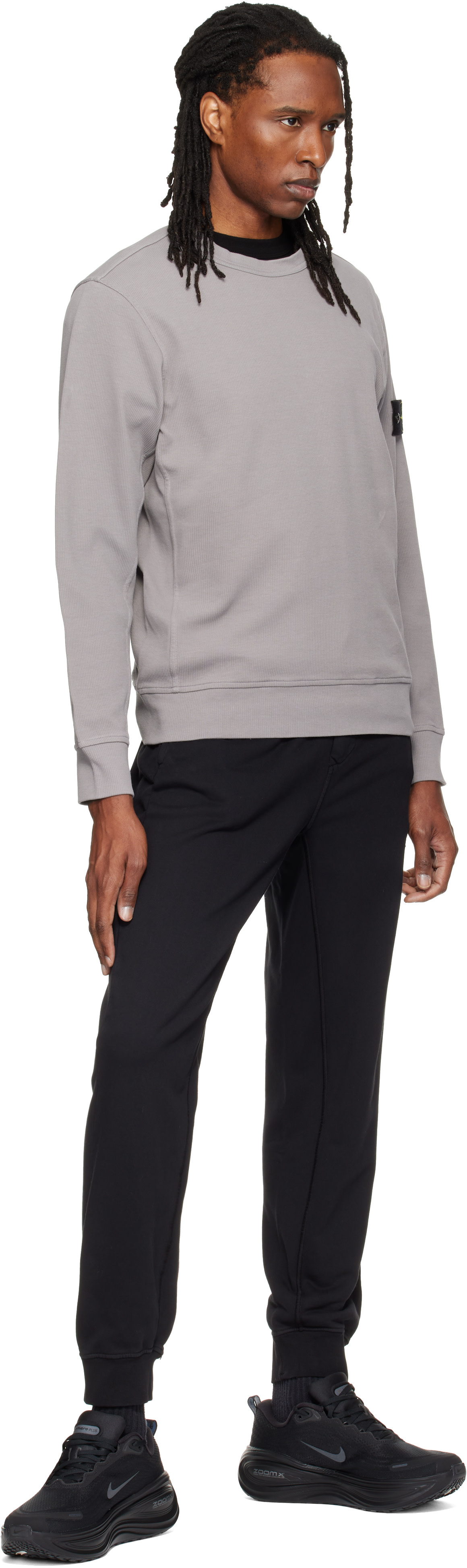 Stone Island: Gray 6100017 Organic Cotton Interlock Sweatshirt