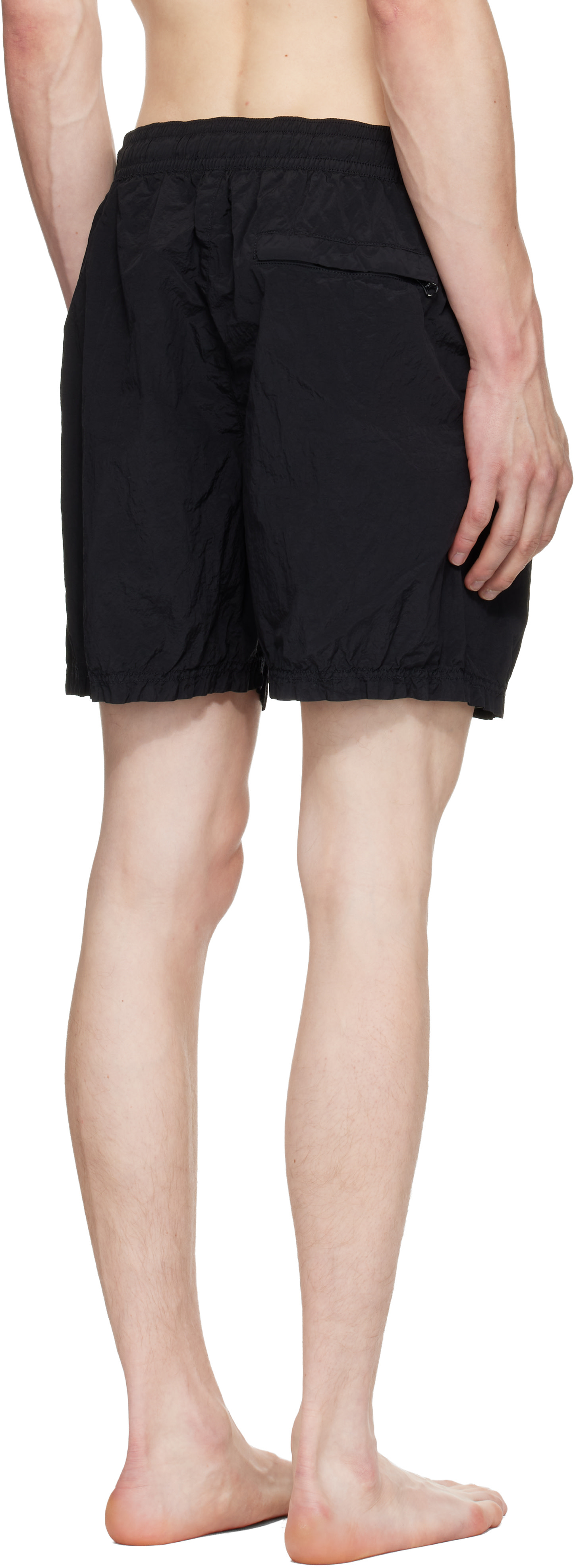 Stone Island: ブラック B100004 Nylon Metal Econyl スイムショーツ