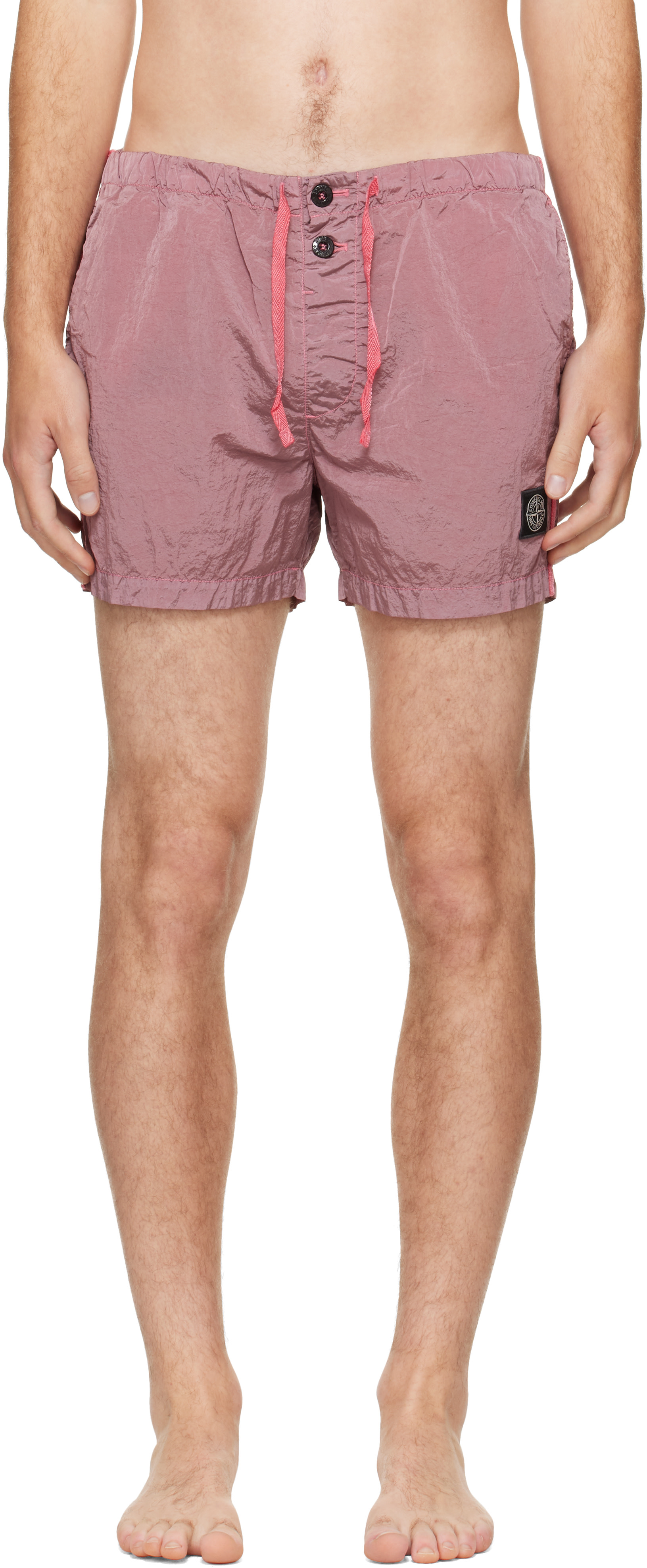 Stone Island: ピンク B100003 Nylon Metal Econyl スイムショーツ