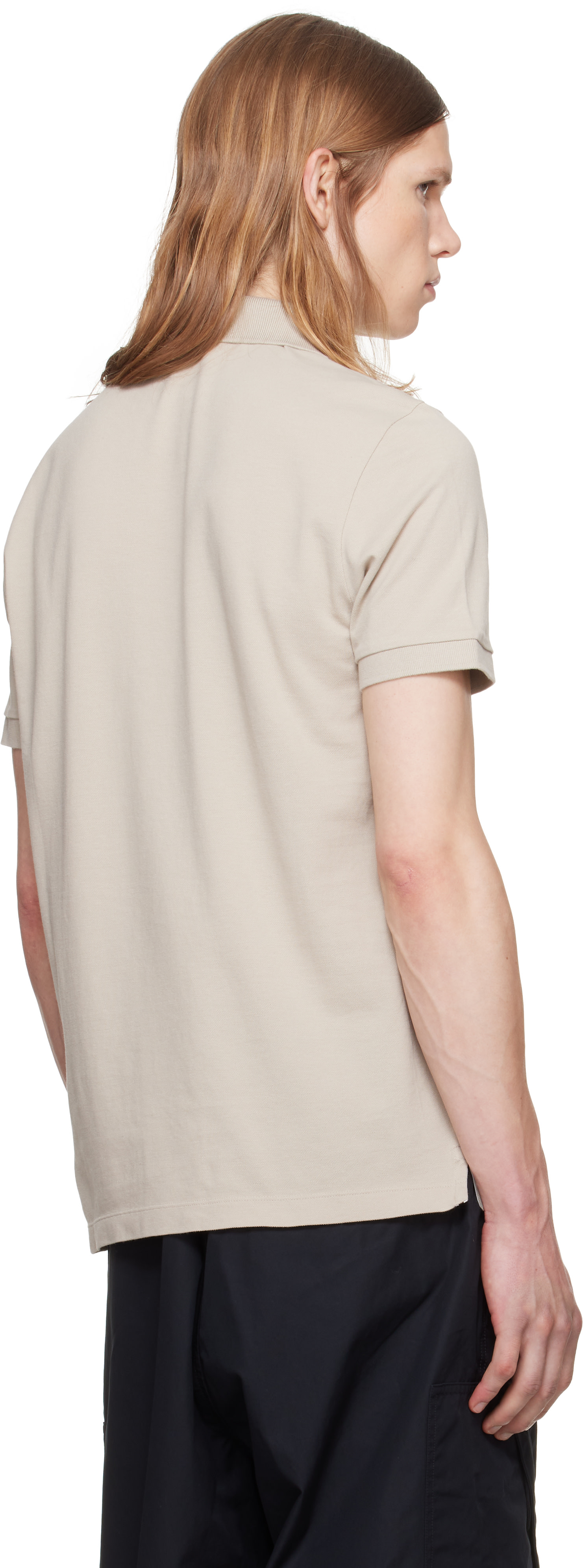 Stone Island: ベージュ 2200008 Organic Cotton Piqué Stretch