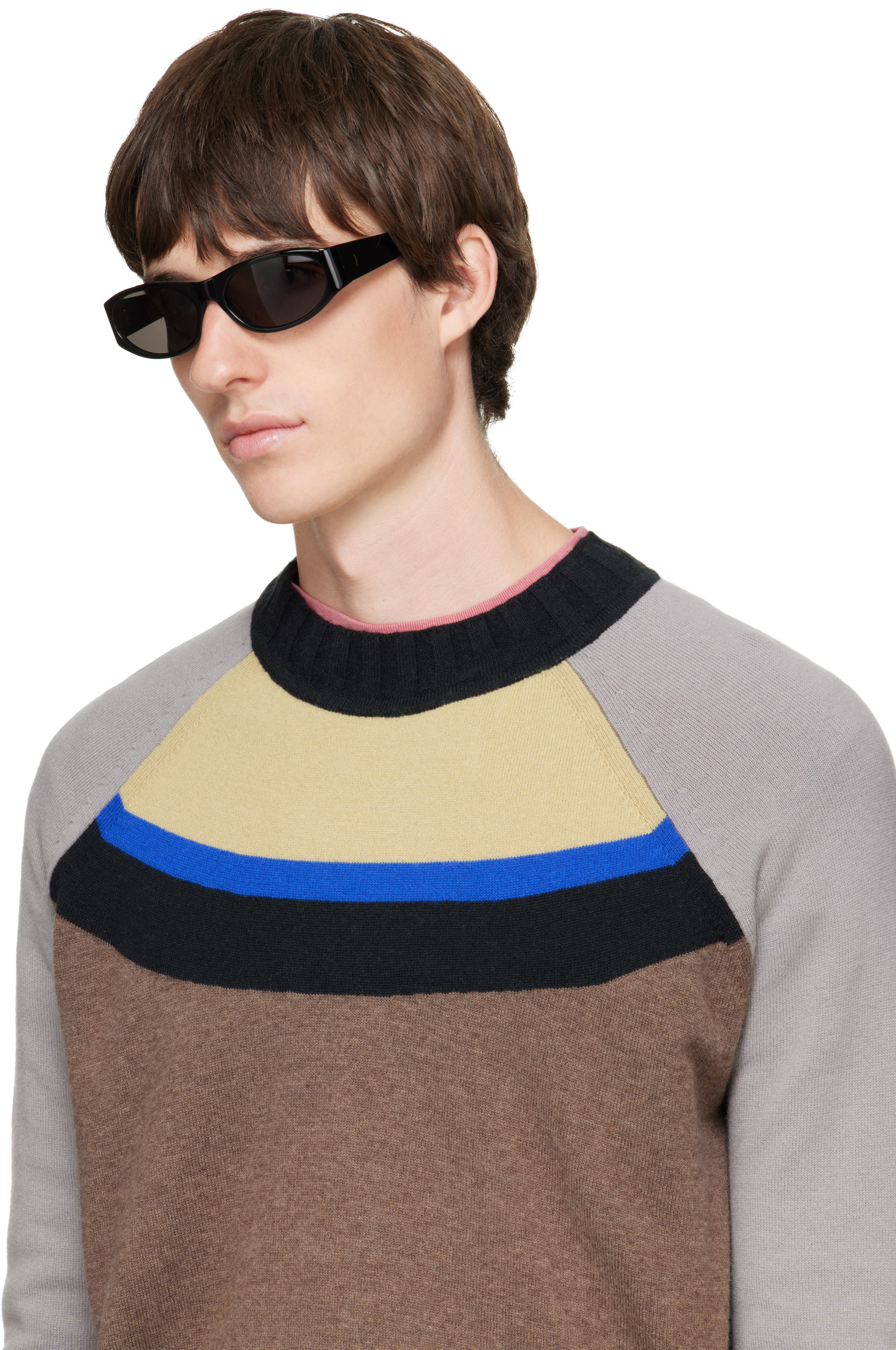 FLATLIST EYEWEAR: ブラック Eddie KYU サングラス | SSENSE 日本