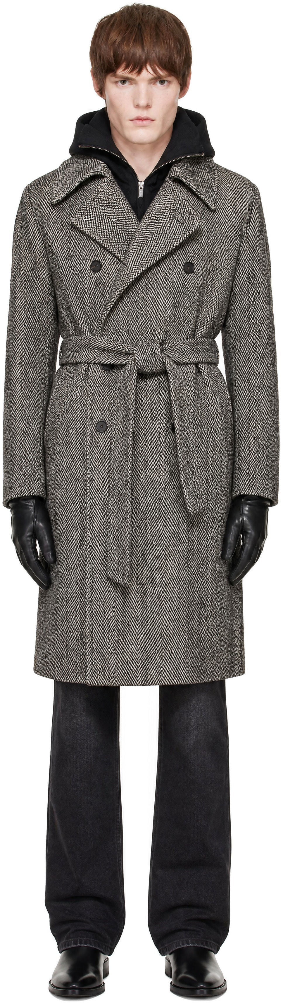 EGONlab - Gray Structured Coat