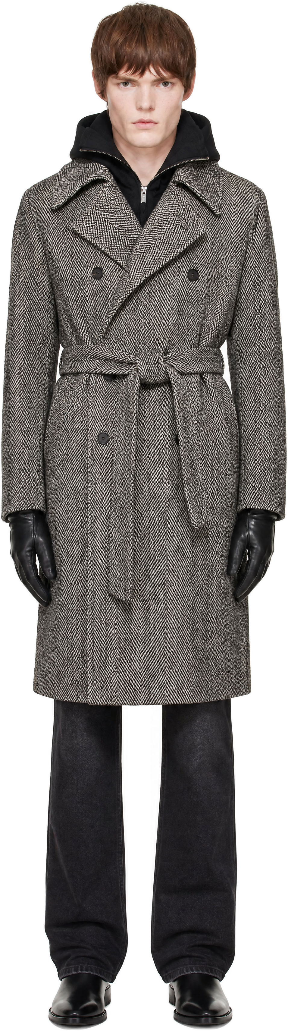 EGONlab - Gray Structured Coat