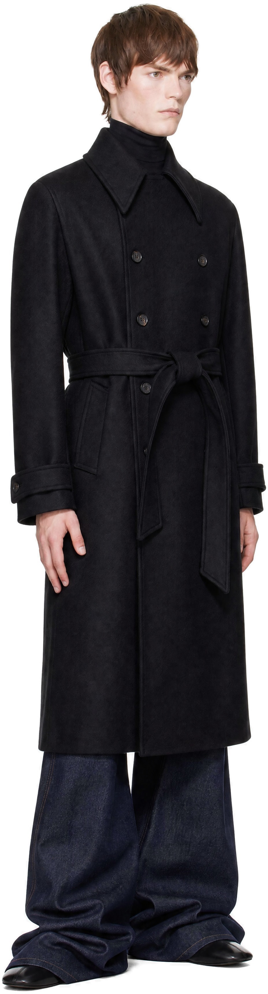 EGONlab - Black Structured Coat