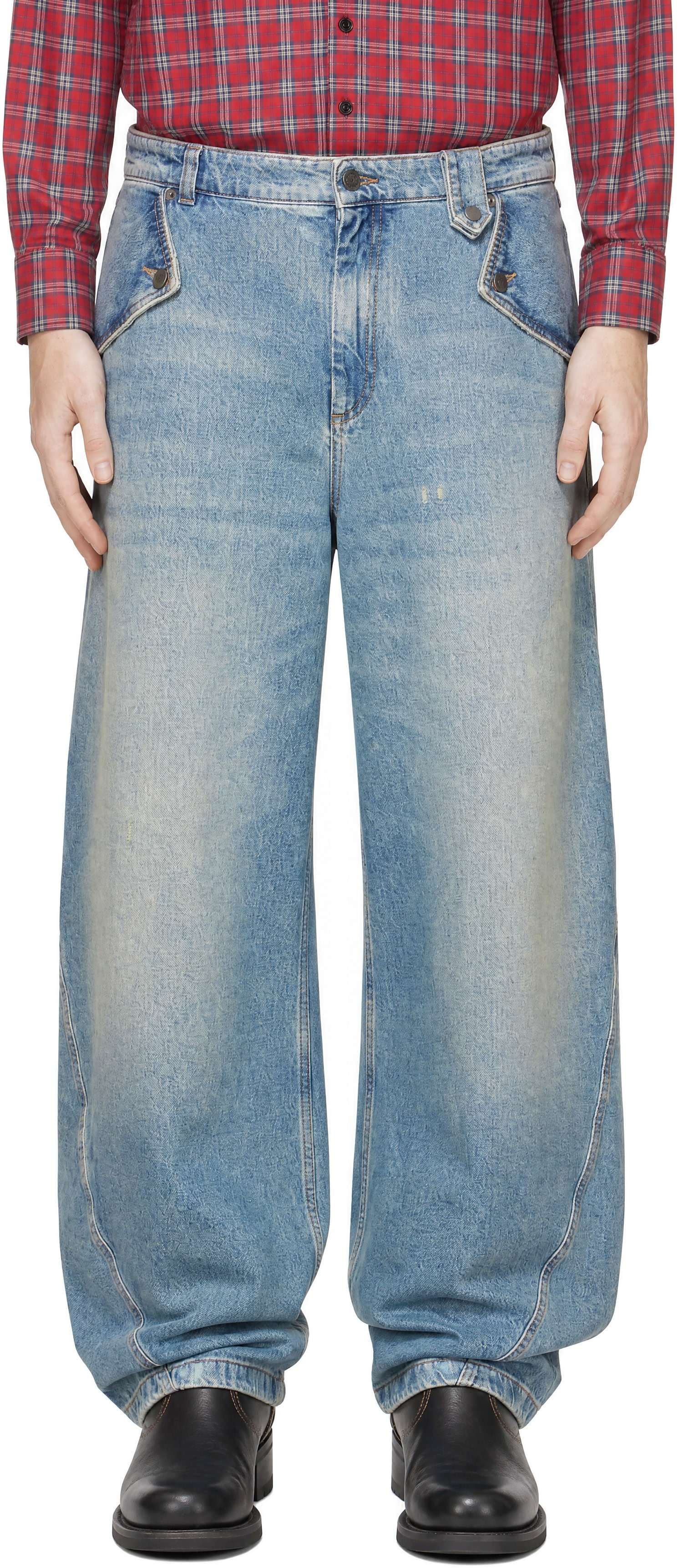 EGONlab - Blue Baggy Jeans