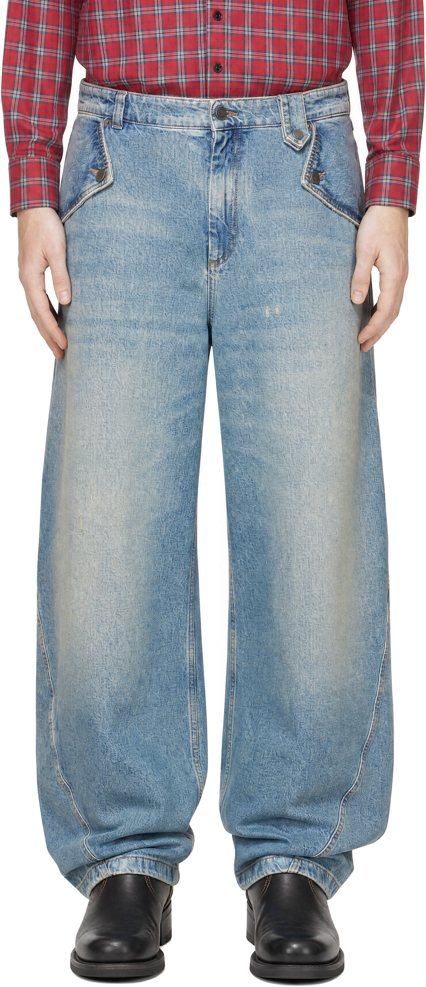EGONlab - Blue Baggy Jeans