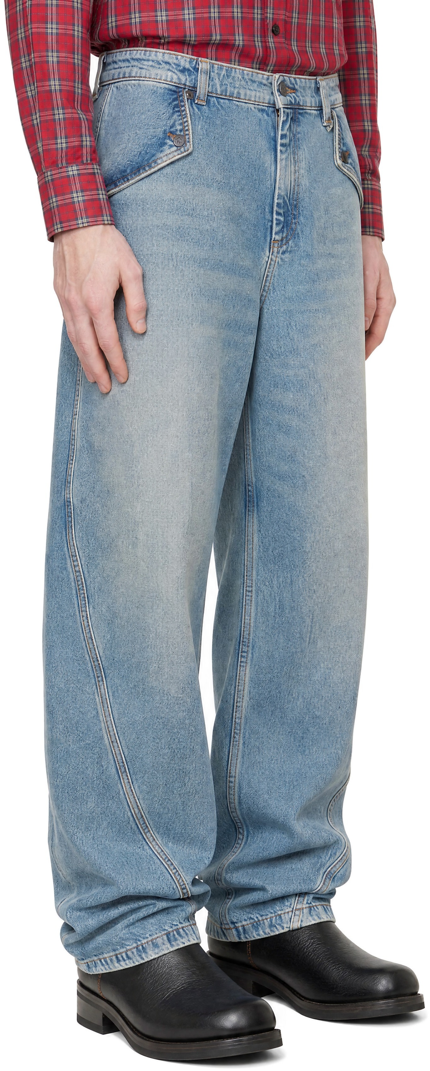 EGONlab - Blue Baggy Jeans