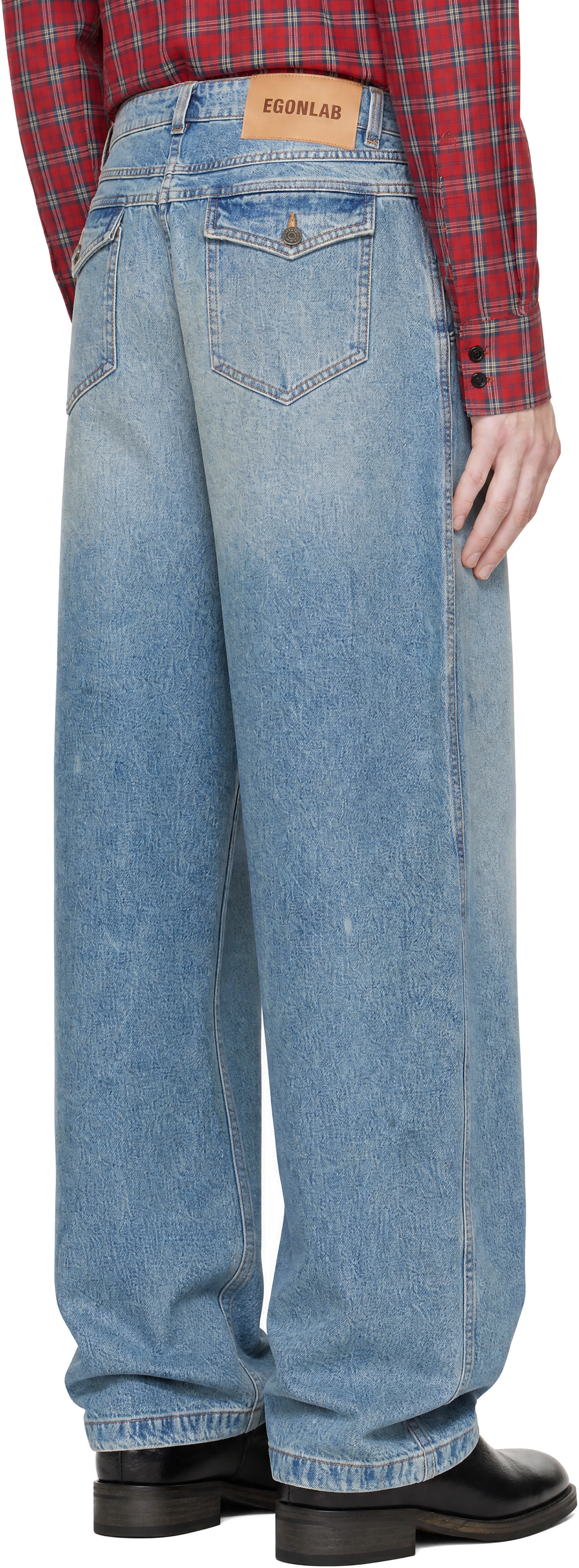 EGONlab - Blue Baggy Jeans