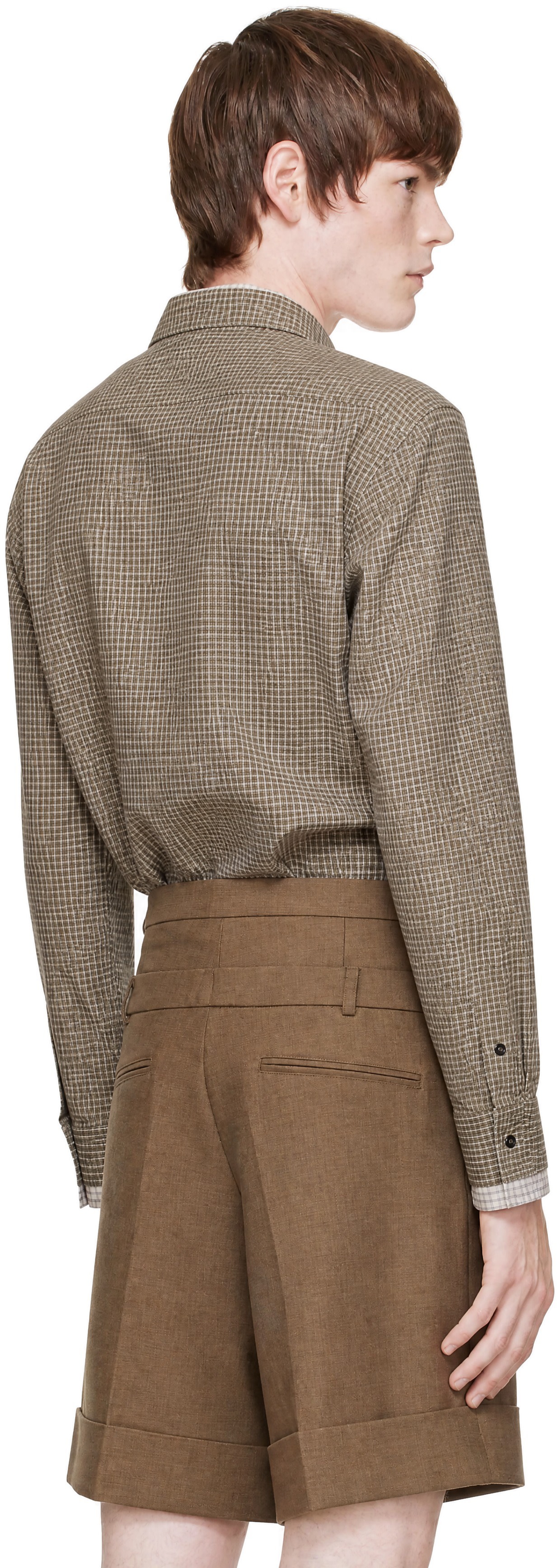 EGONlab - Brown Layered Shirt