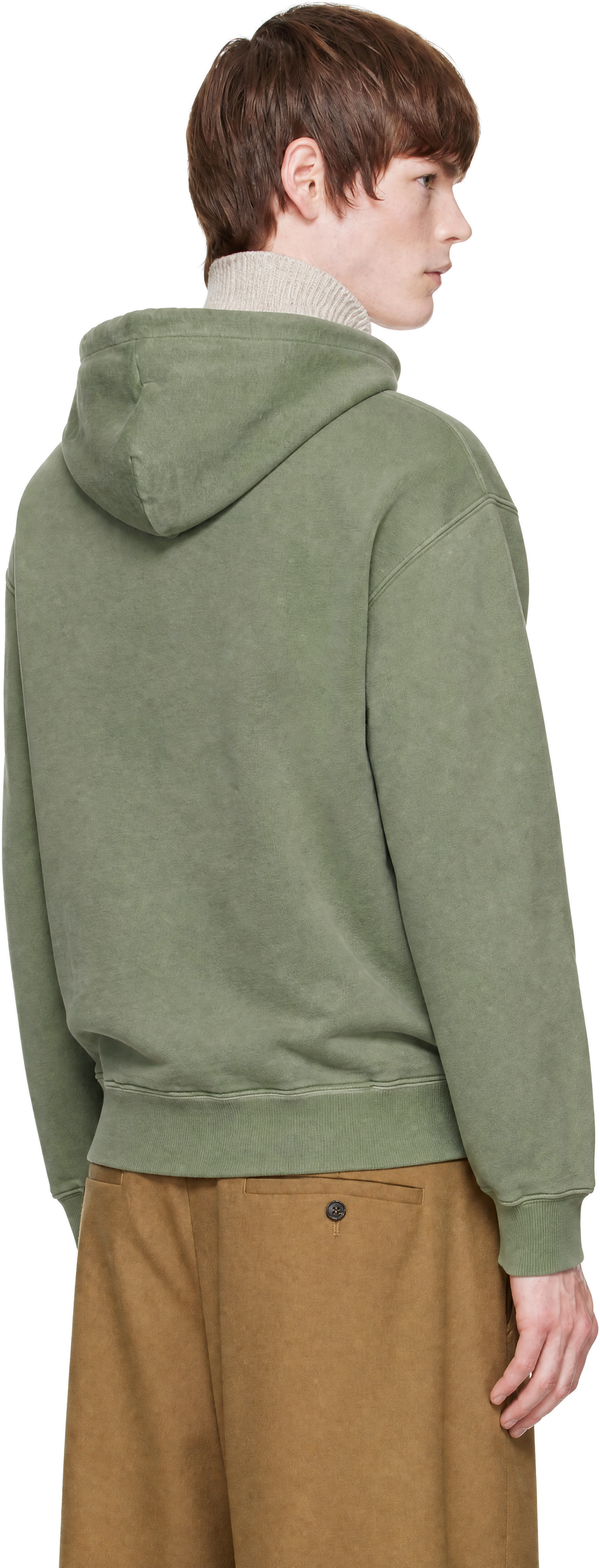 EGONlab - Pull à capuche 'Love' vert édition Tinder x Safe Place