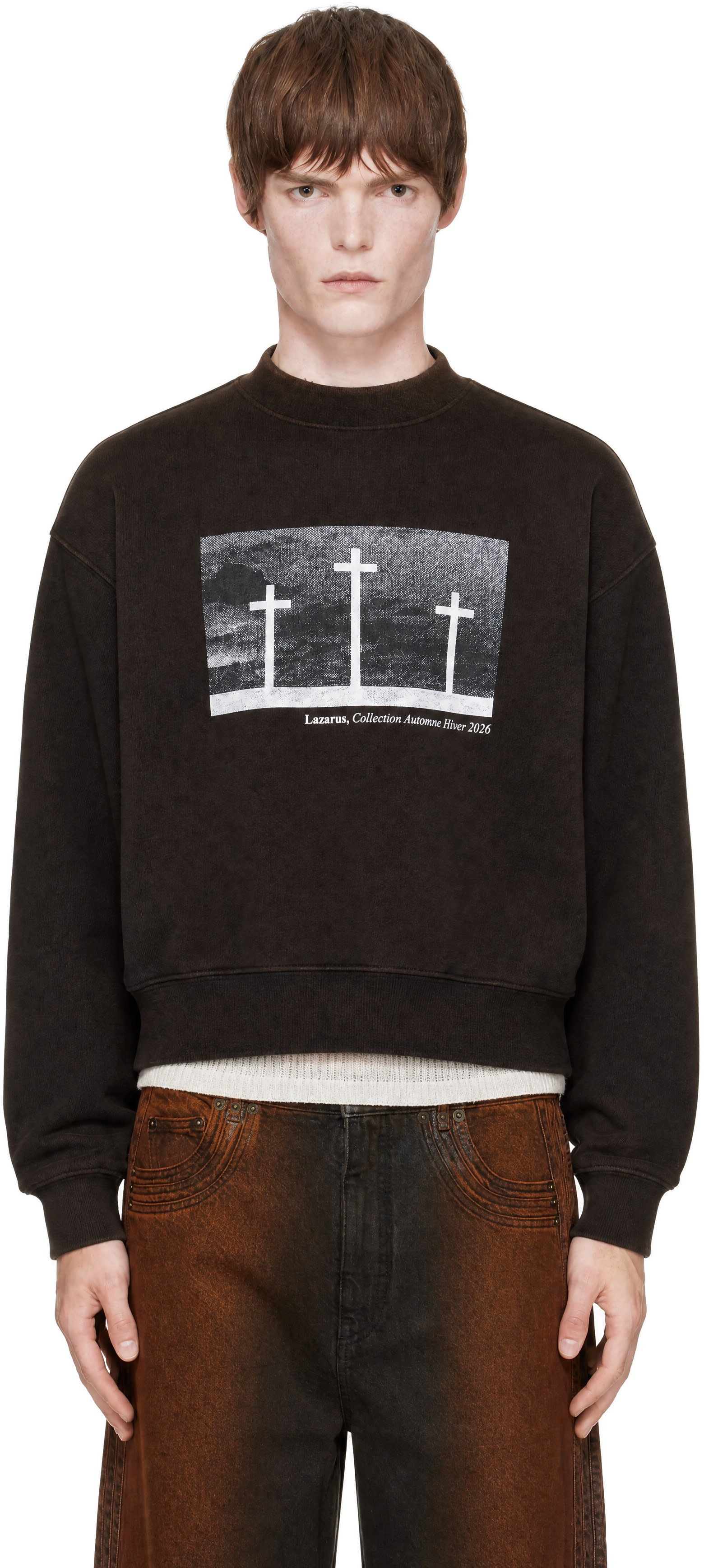 EGONlab - ブラック Egonic 'Lazarus' Crosses スウェットシャツ