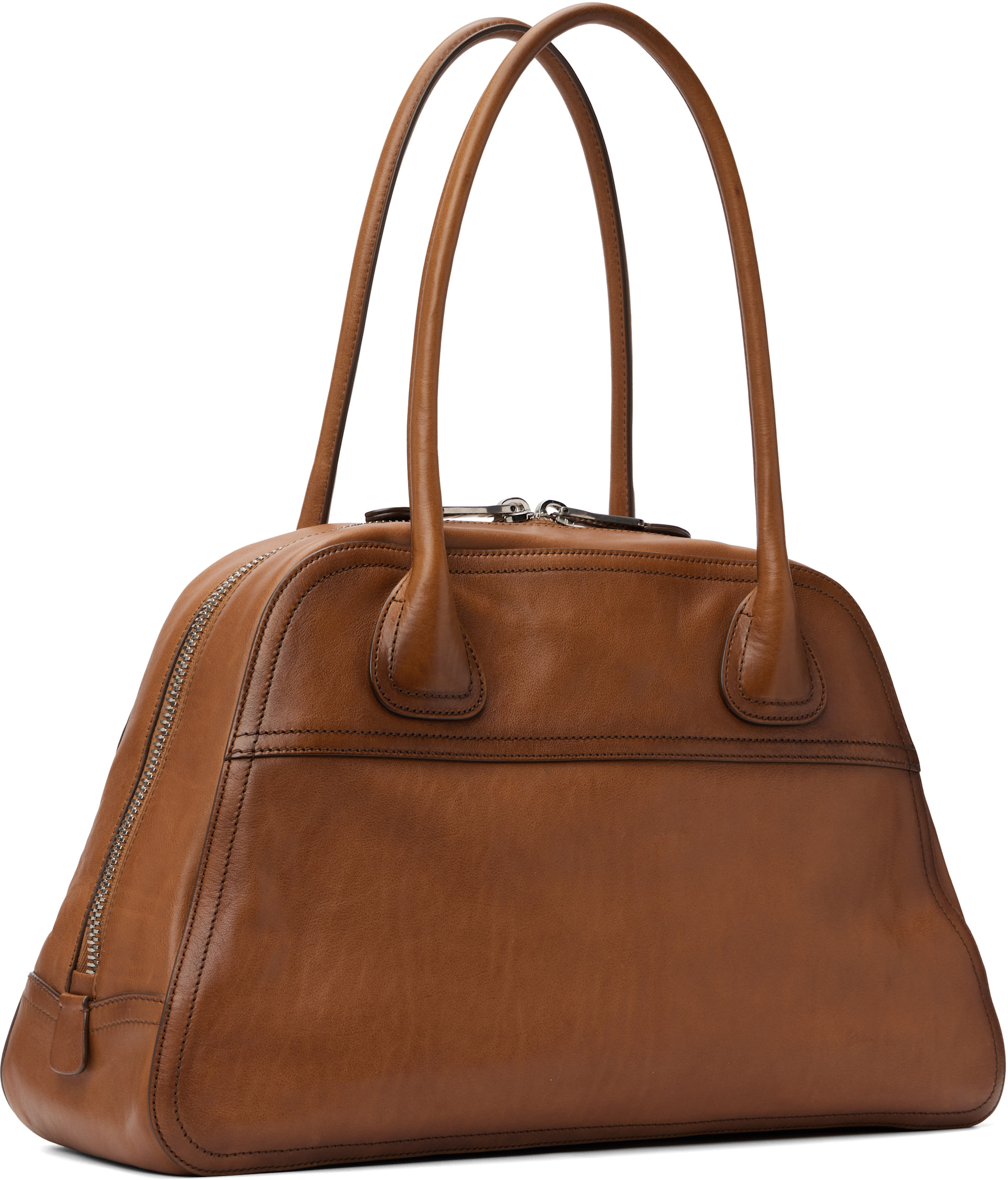 Miu Miu: Brown Vivant Leather Bag | SSENSE Canada