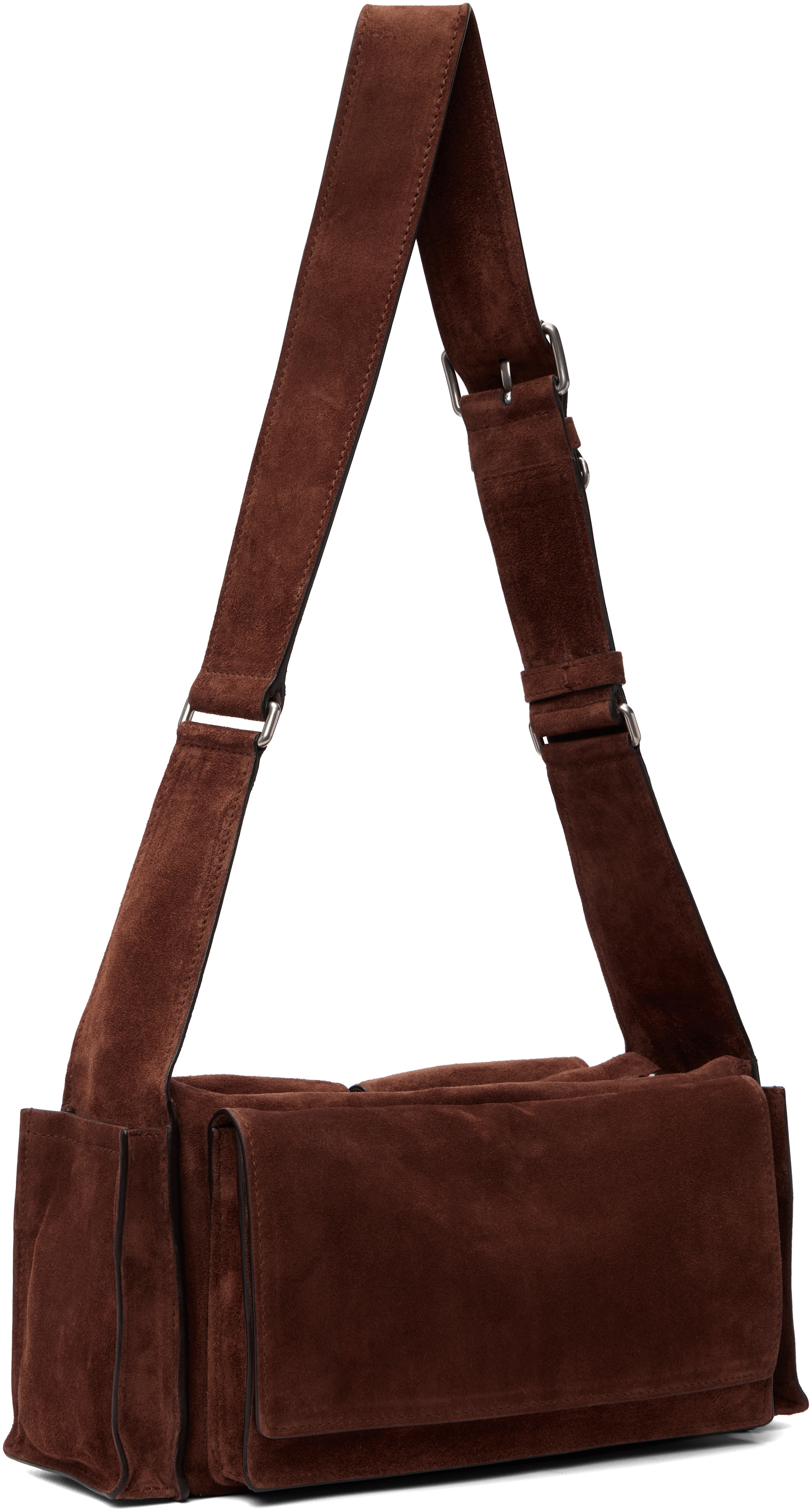 Miu Miu - Brown Utilitaire Pockets Suede Bag